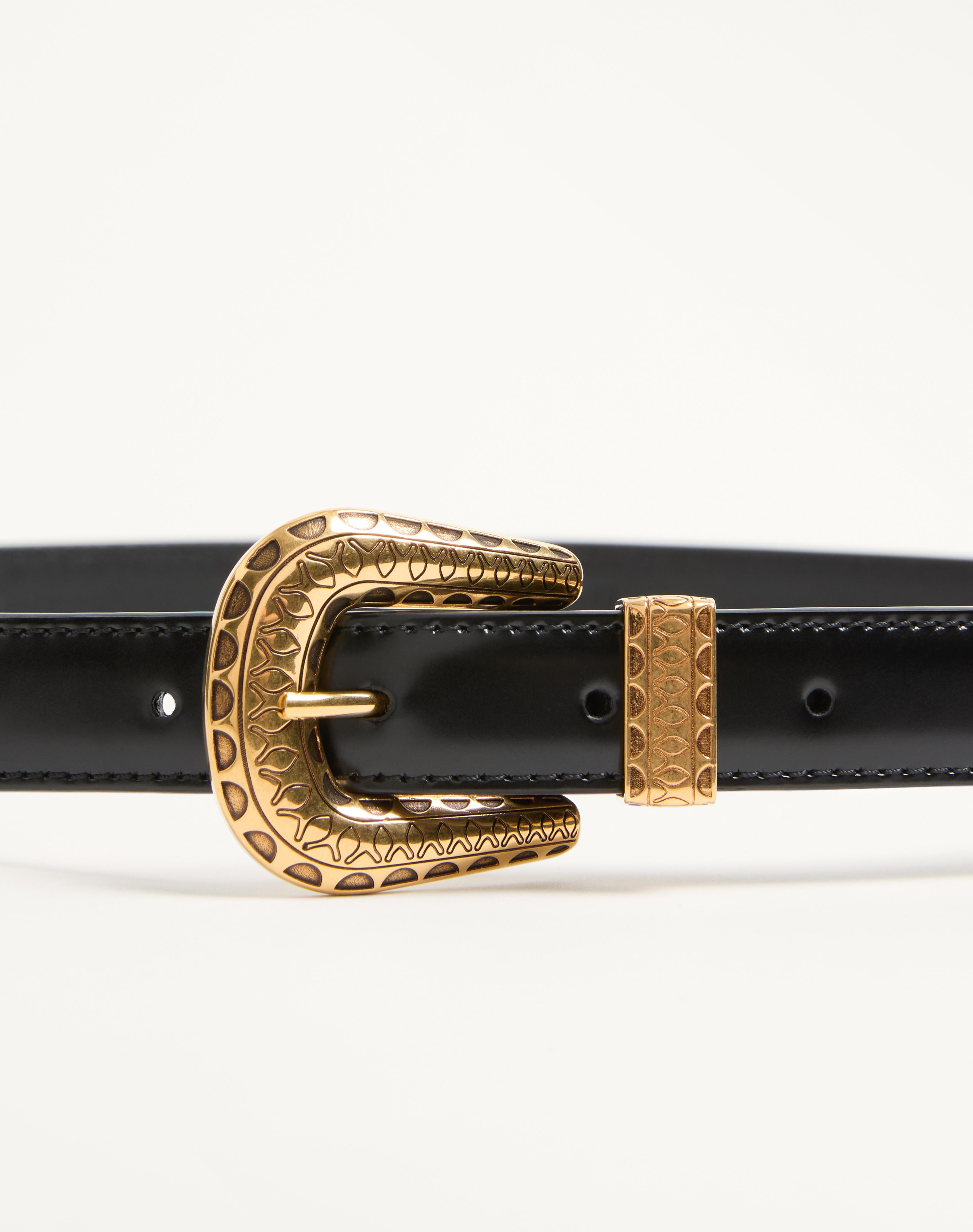 VLOGO SIGNATURE BRUSHED CALFSKIN BELT 20 MM - 4