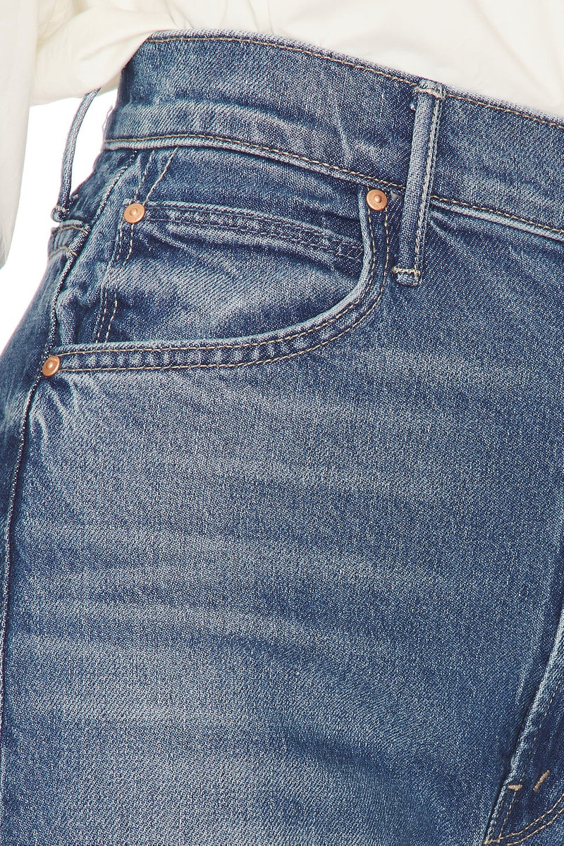 High Waisted Tunnel Vision Sneak Jeans 6