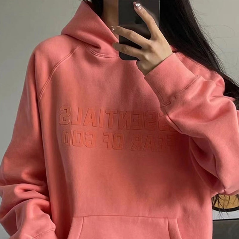 Fear of God Essentials FW22 Relaxed Crewneck Coral FOG-FW22-096 - 3