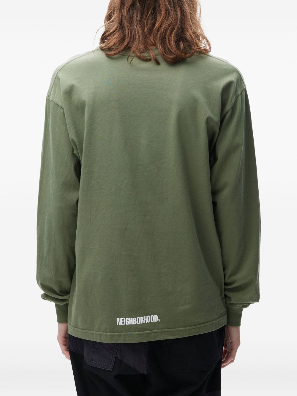 logo-print long-sleeve t-shirt - 3