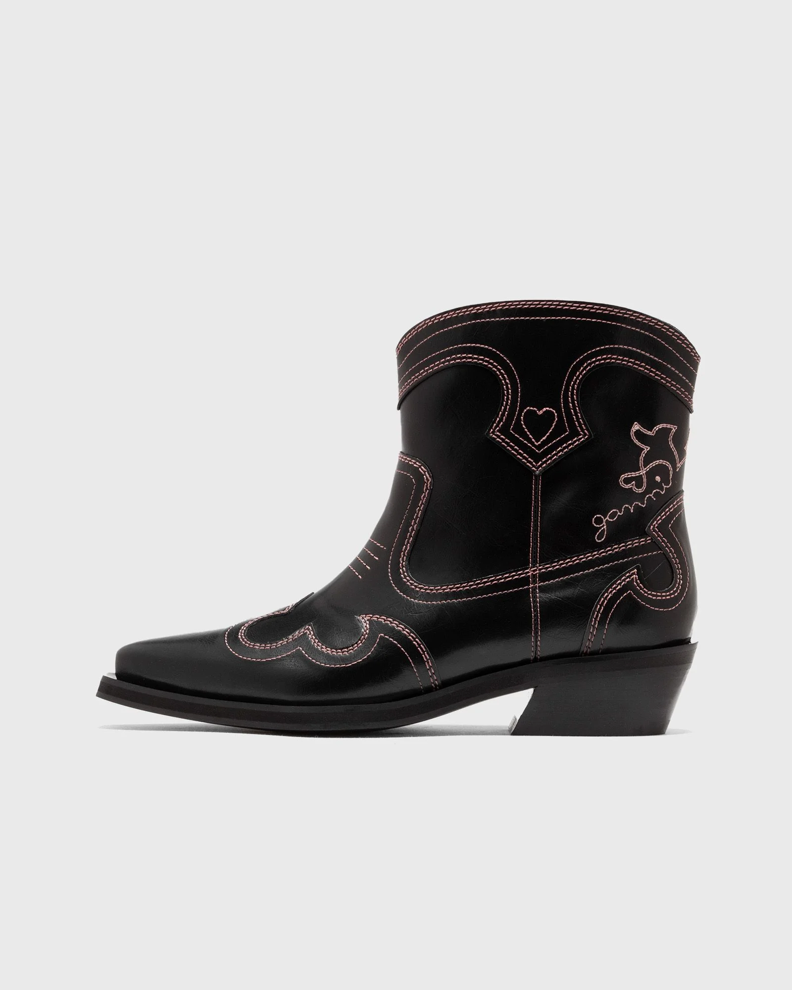 Low Shaft Embroidered Western Boot Oleatex - 1