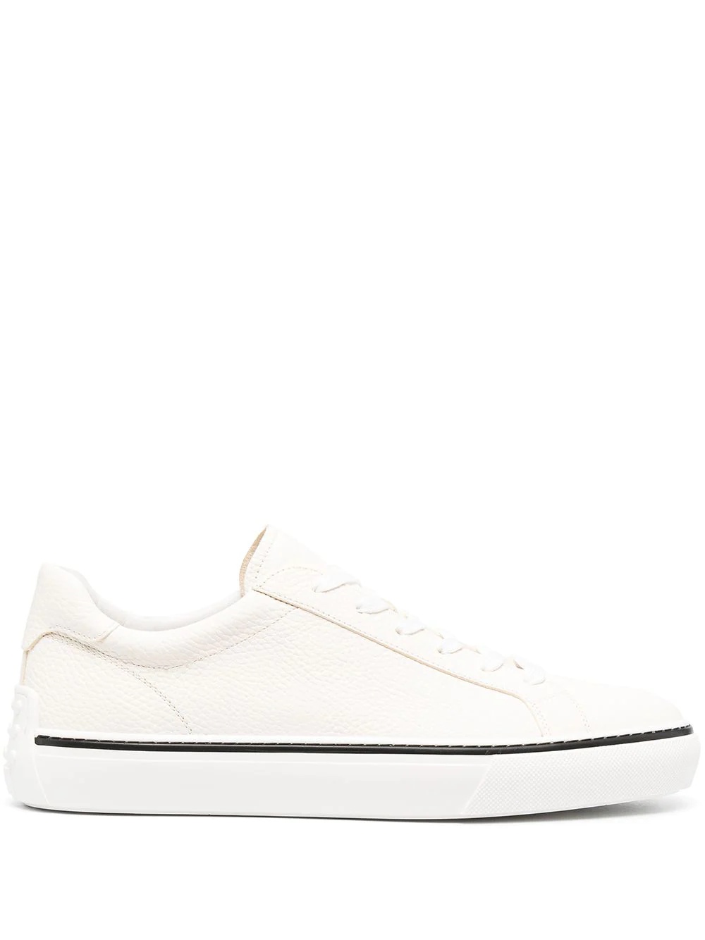 contrast-trim low-top sneakers - 1