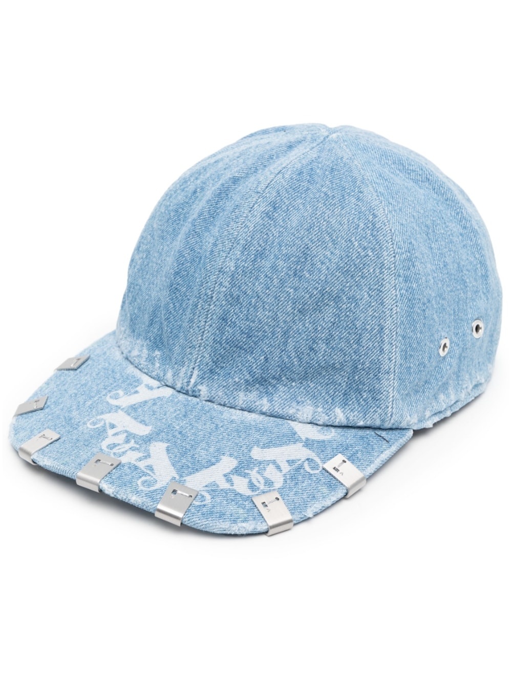 six-panel denim cap - 1