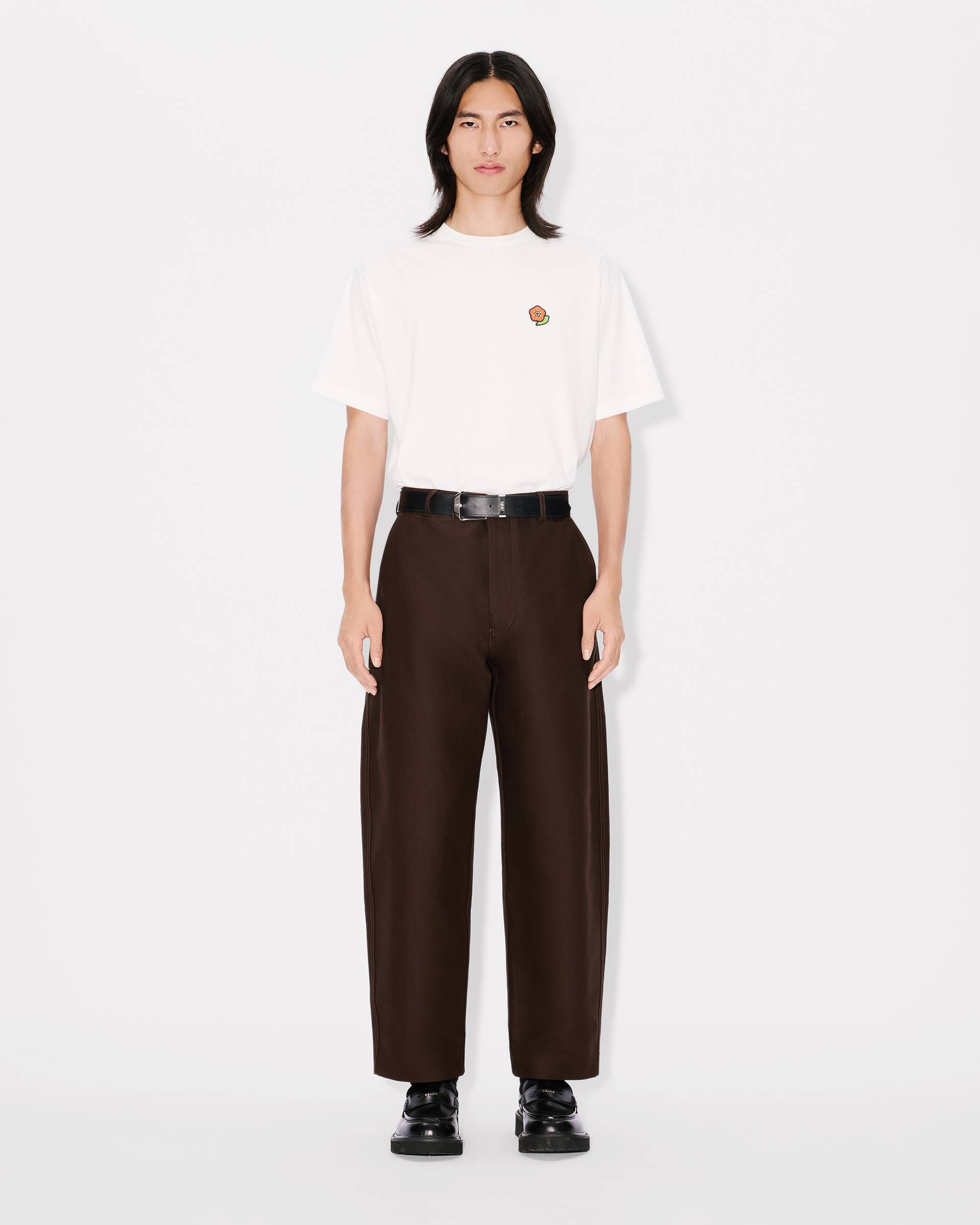 Tapered workwear pants in cotton - 3