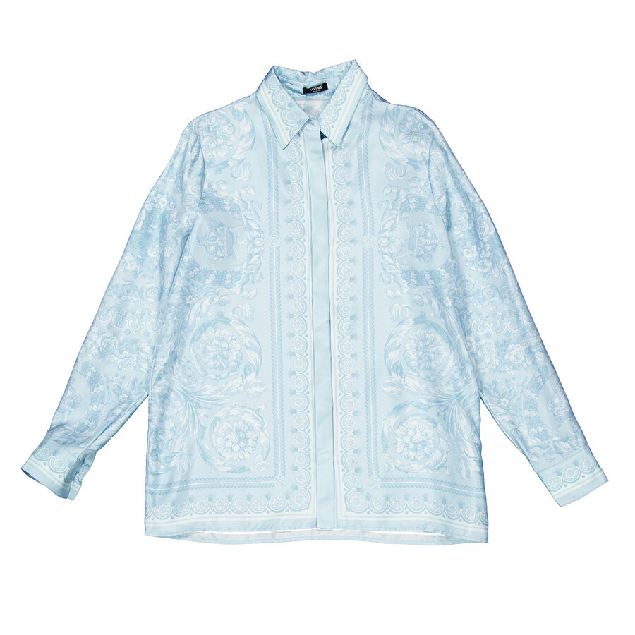 Versace Barocco Print Silk Shirt - 2