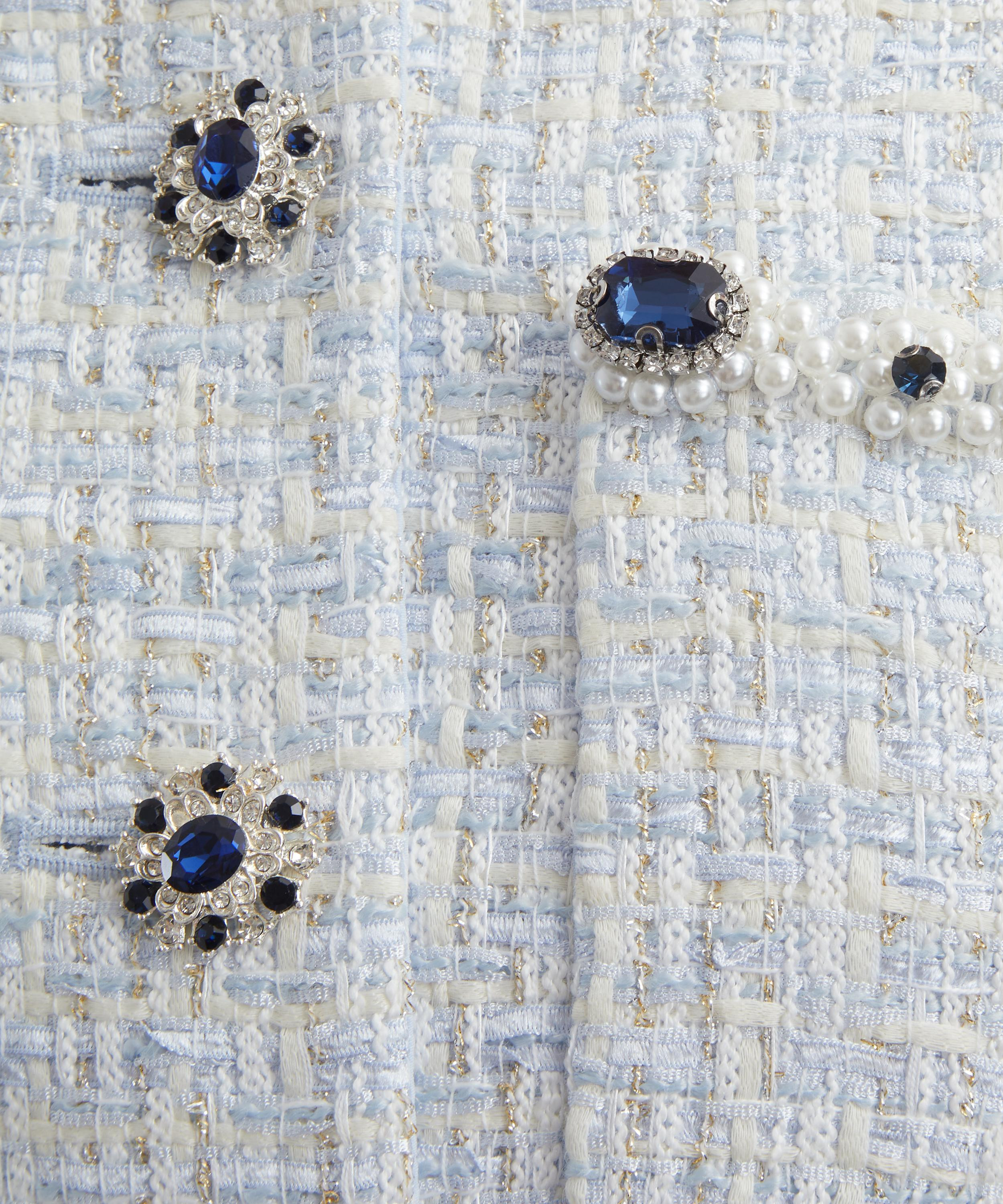 Blue Bouclé Jacket - 5