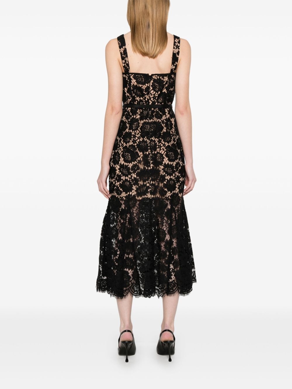lace midi dress - 4