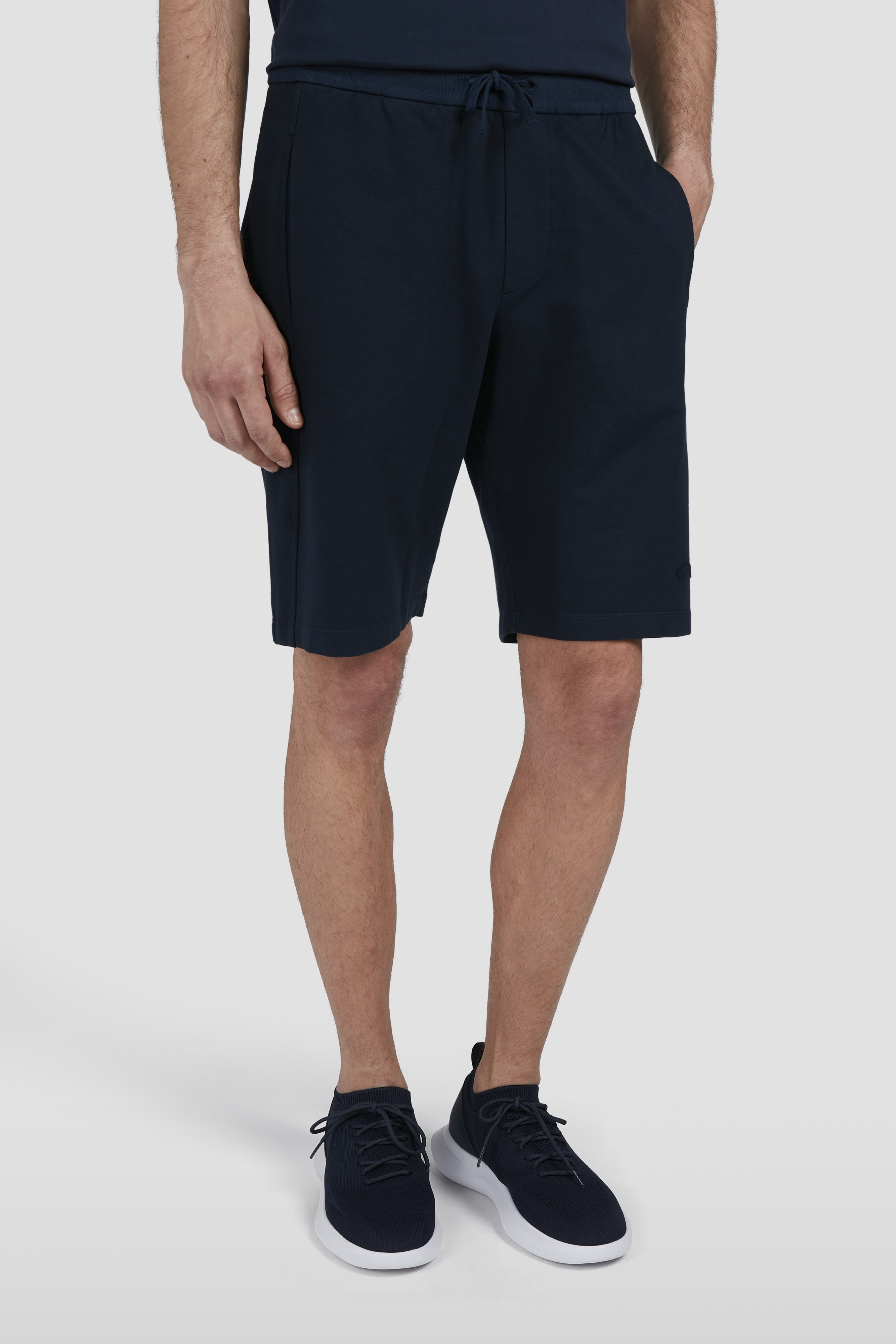 GARMENT-DYED BERMUDA IN X-SOFT FLEECE COTTON - 6