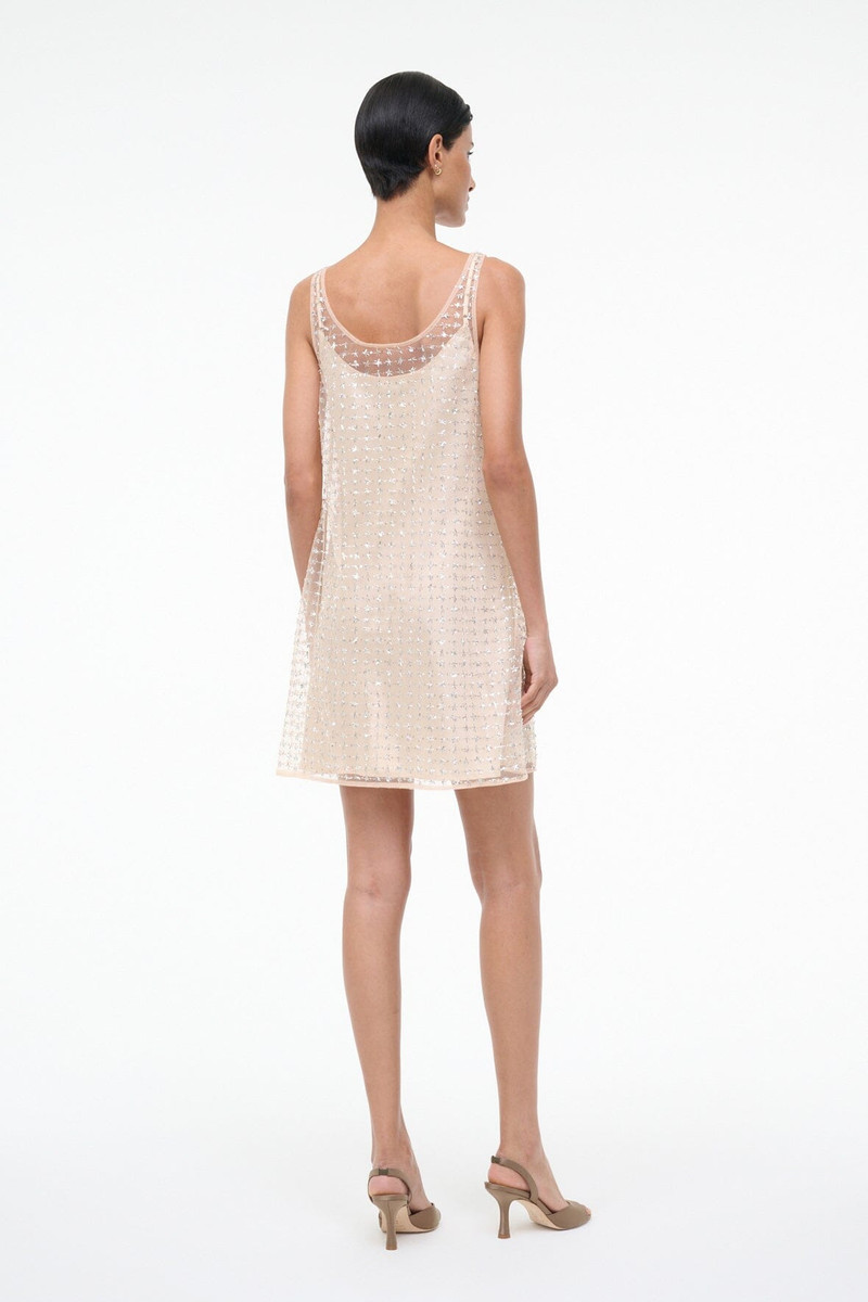 STAUD AURIELLE MINI DRESS STARDUST 3