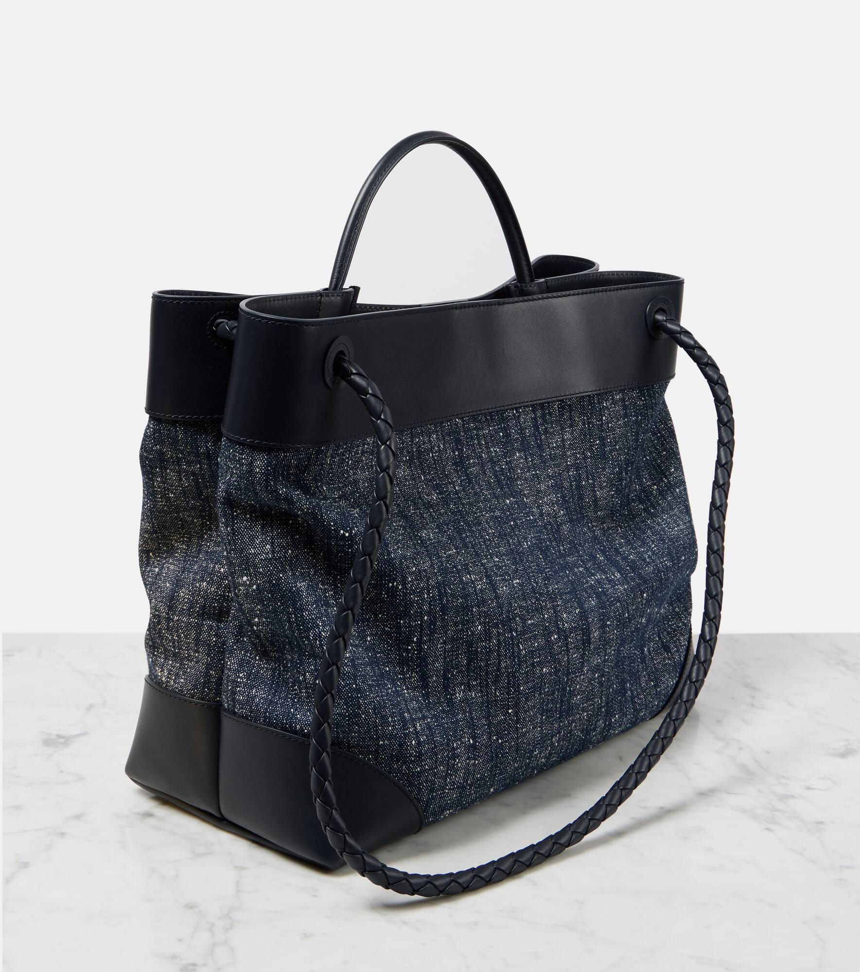 Andiamo Large denim tote bag - 4