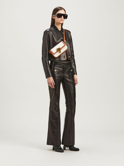 Palm Angels Flare Leather Pants outlook