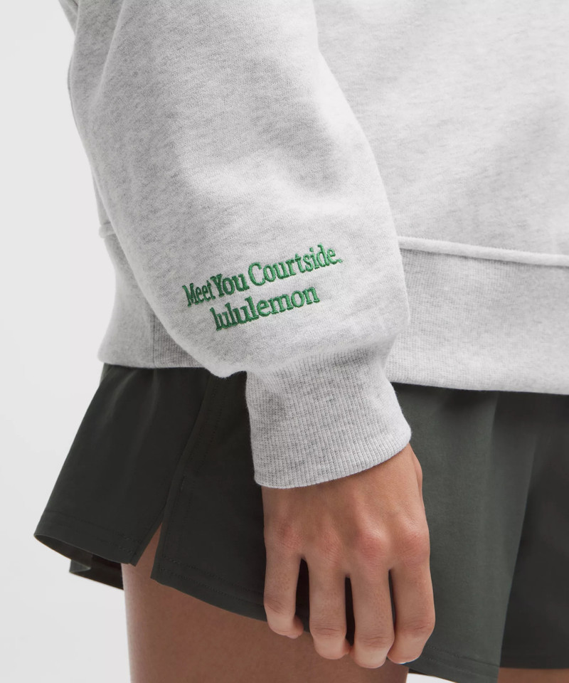 Perfectly Oversized Fleece Crew *Tennis Graphic 7