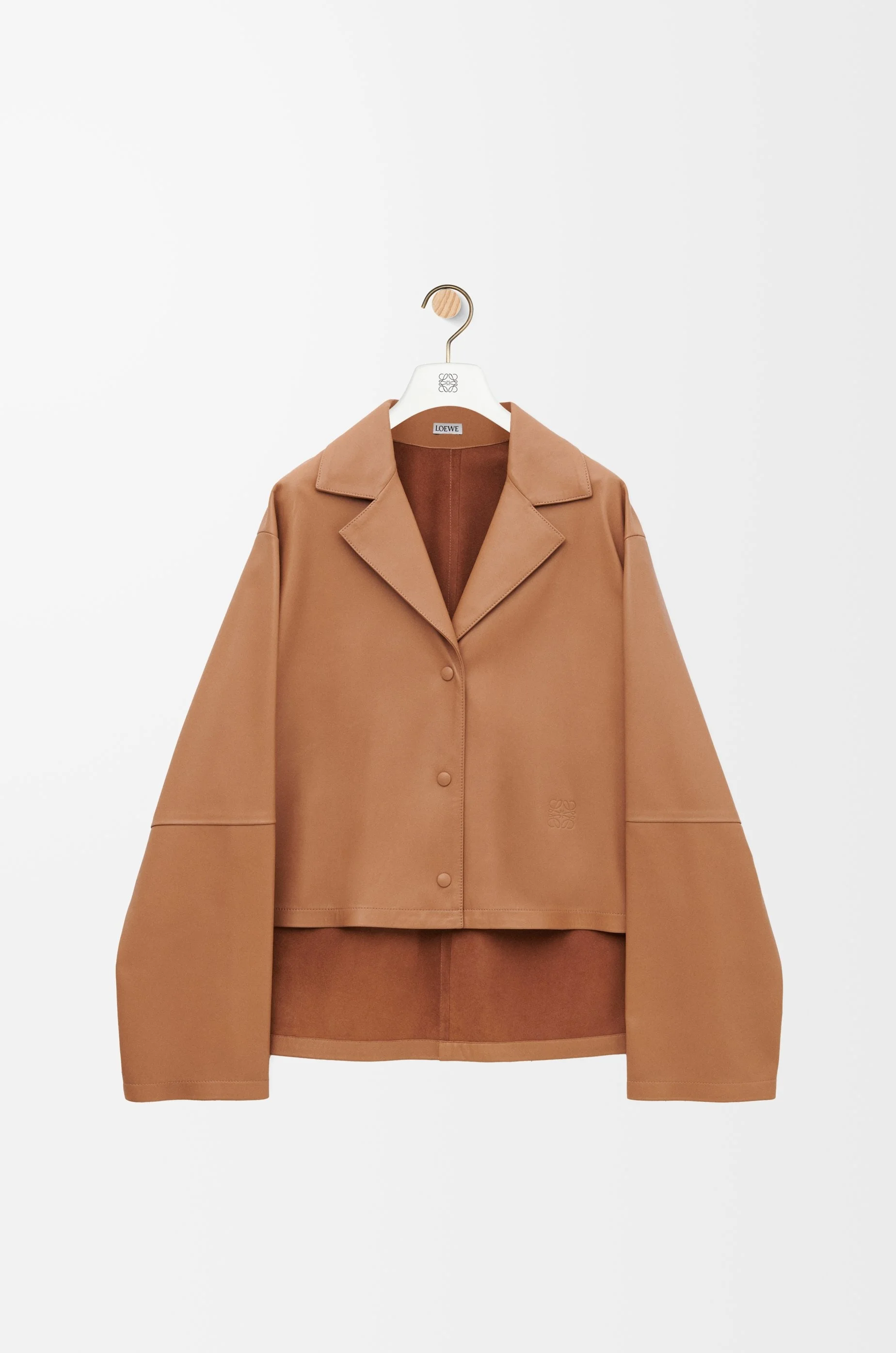 Pyjama blouse in nappa lambskin - 1