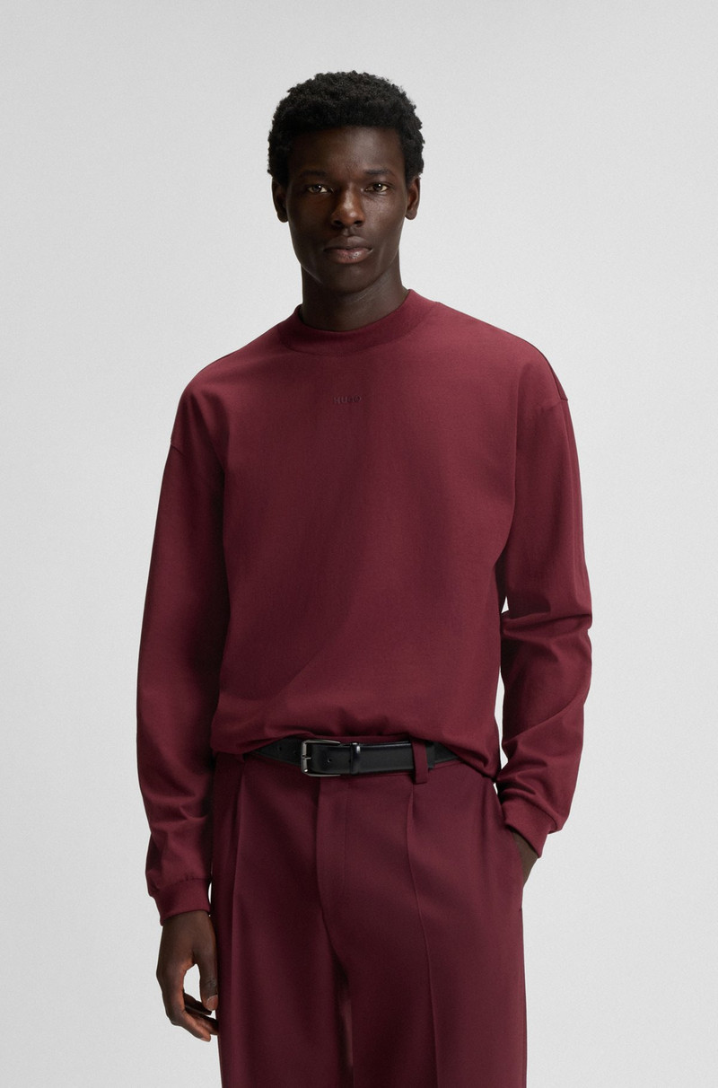 COTTON-JERSEY RELAXED-FIT T-SHIRT WITH LOGO PRINT 2