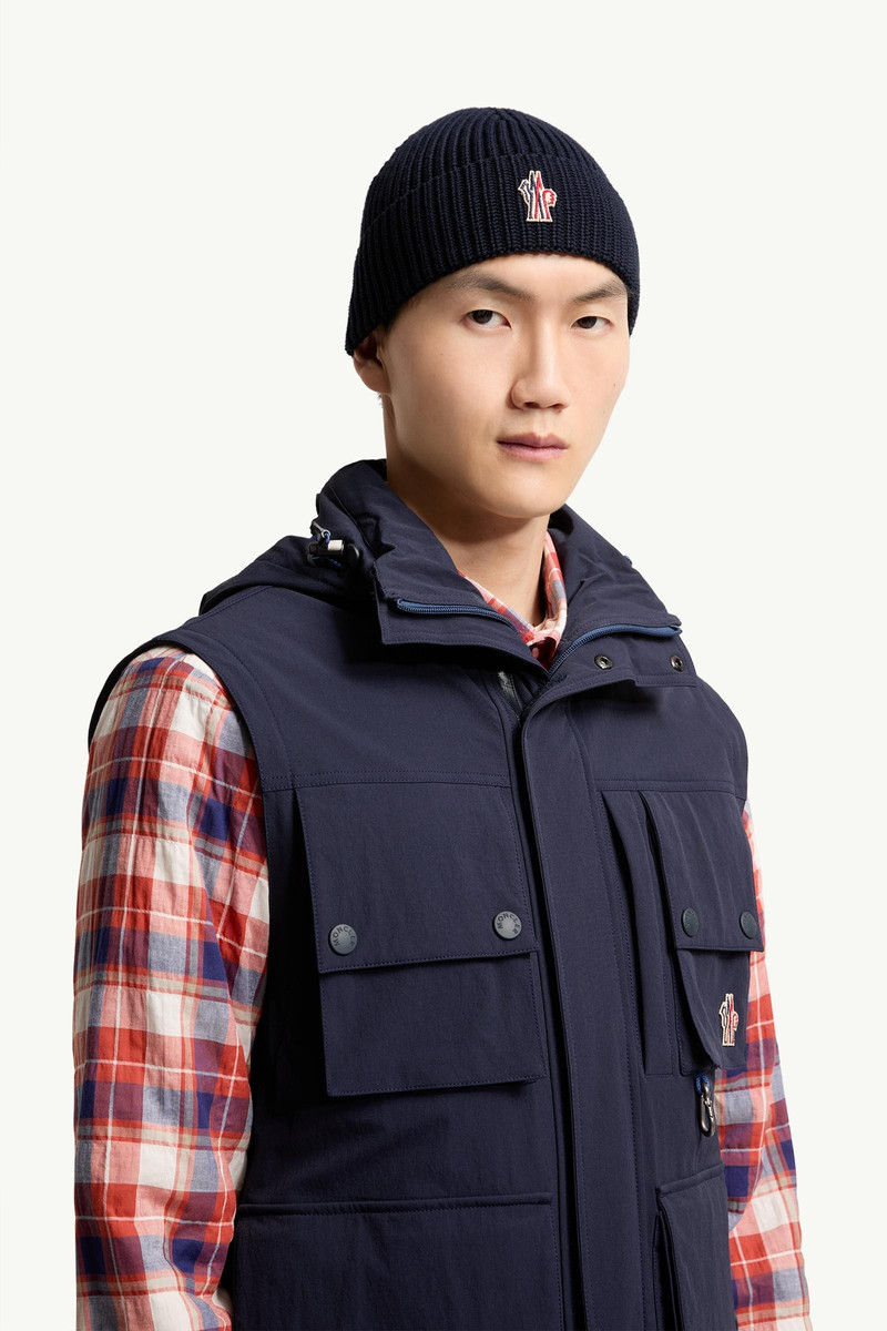 Moncler Grenoble Logo Beanie outlook