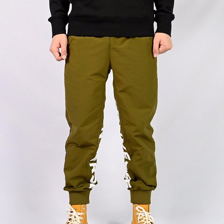 Converse Wordmark Jogger 'Olive Green' 10020008-A02 - 4