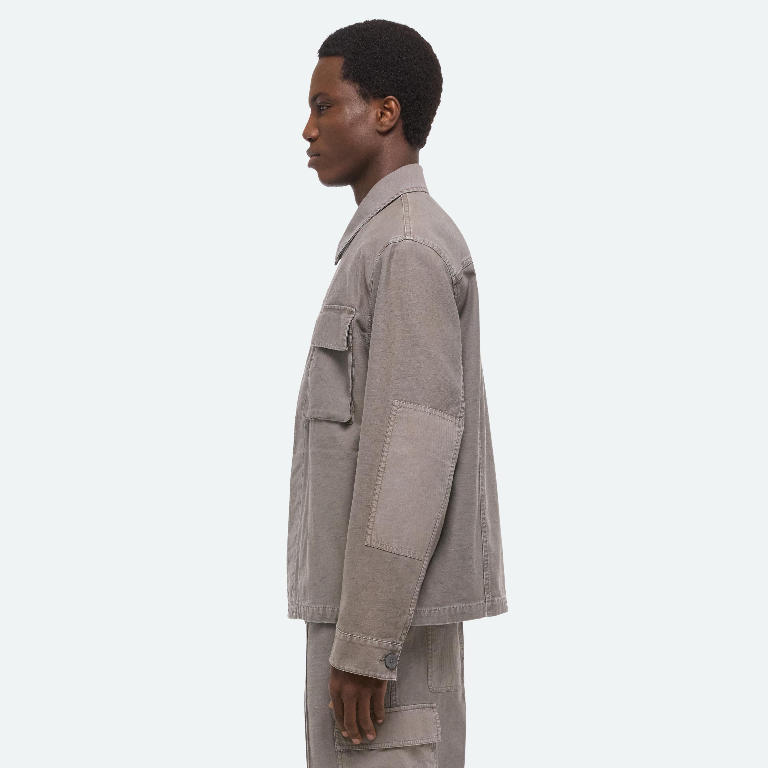GARMENT-DYED UTILITY JACKET - 5