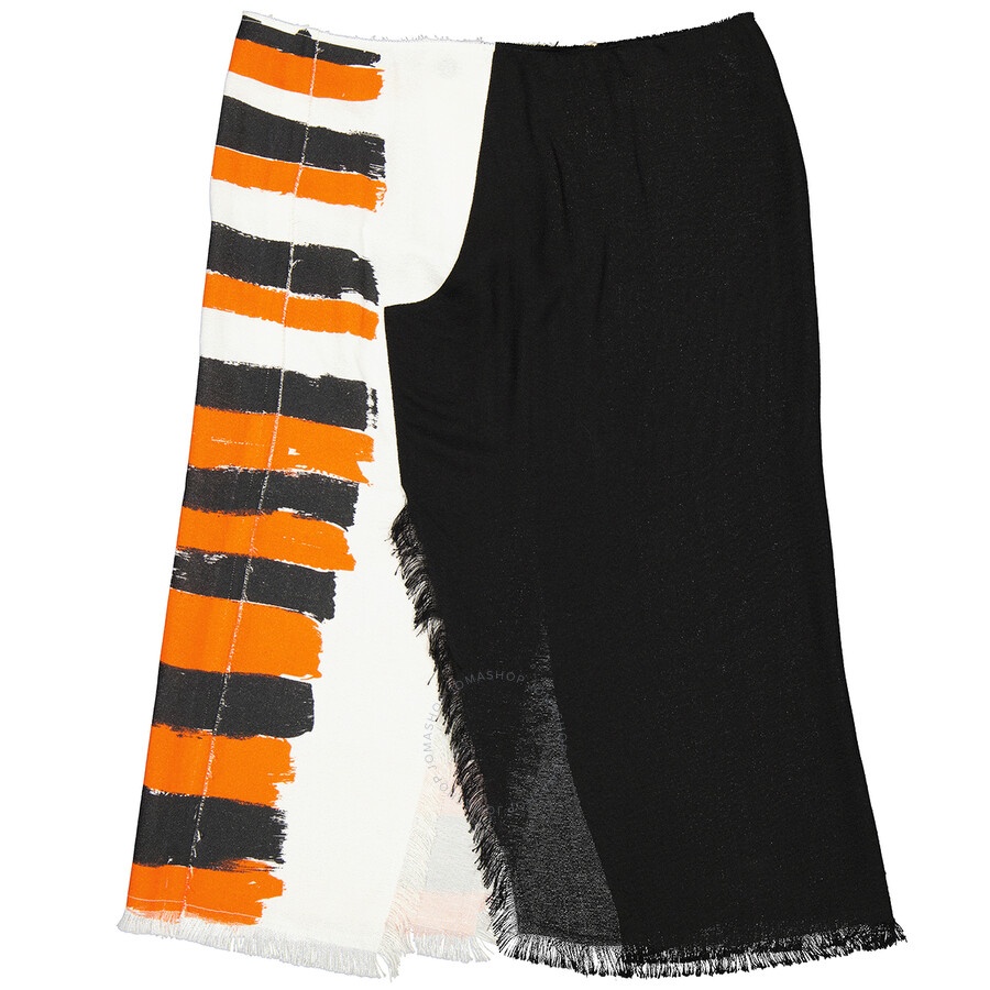 Marni Ladies Stripe-print Midi Skirt - 5