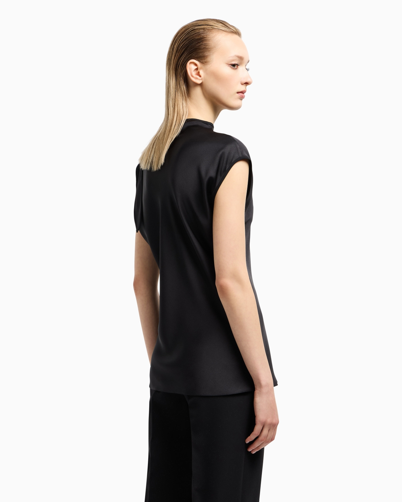 BLOUSE IN DOUBLE SILK SATIN - 3