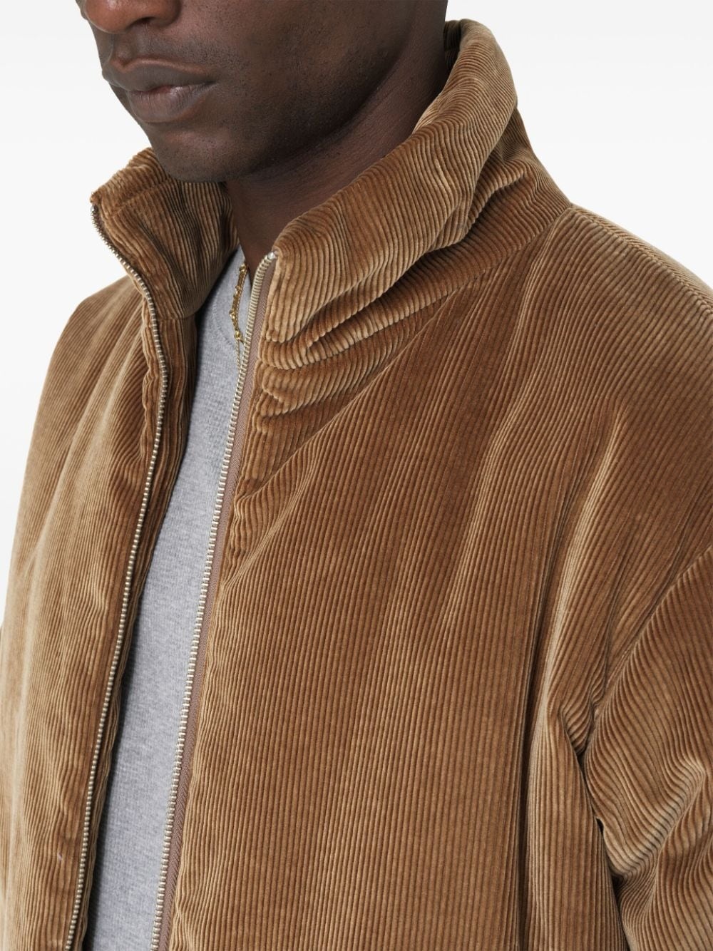 corduroy padded jacket - 7