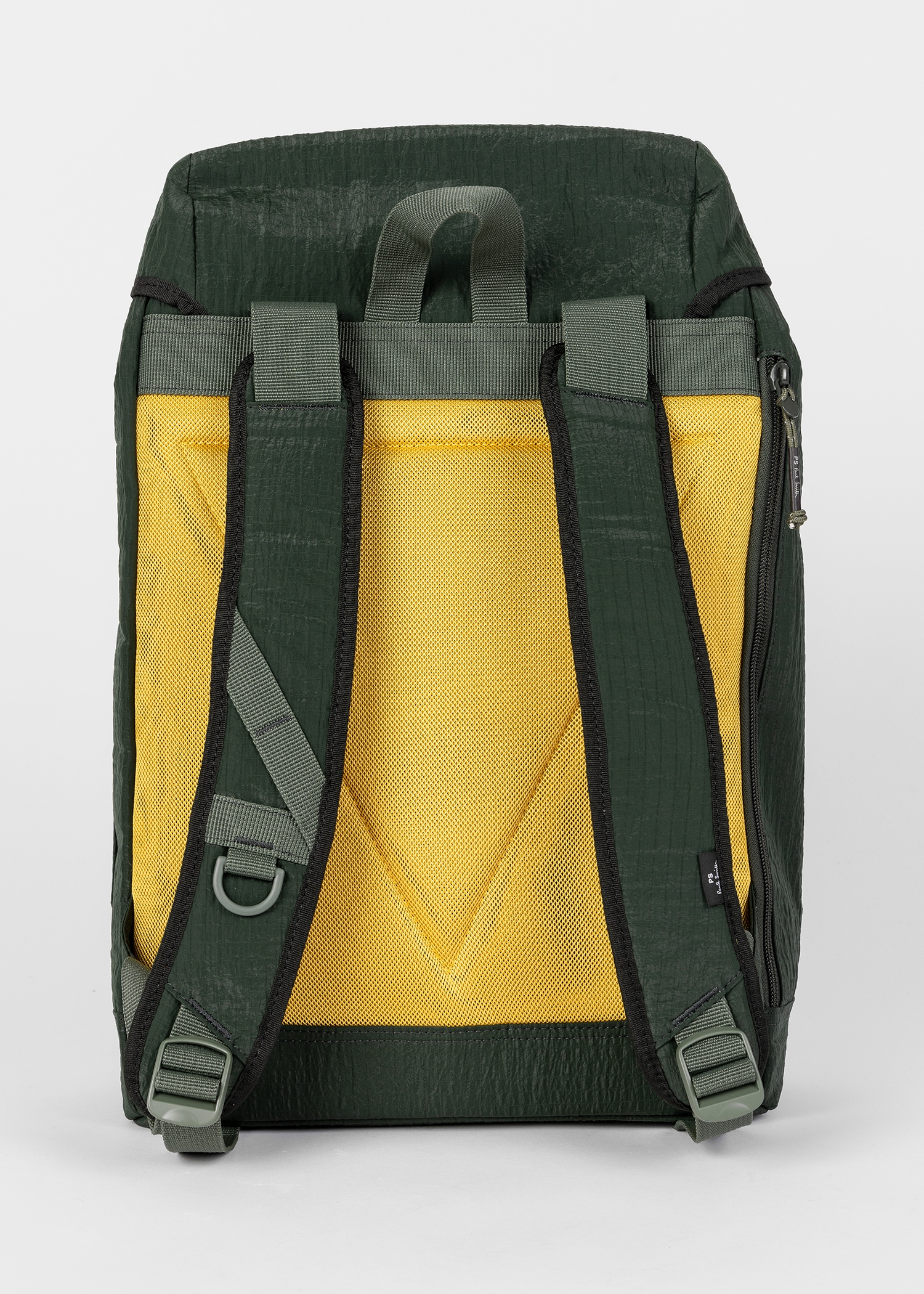 Dark Green Nylon Ripstop Backpack - 4