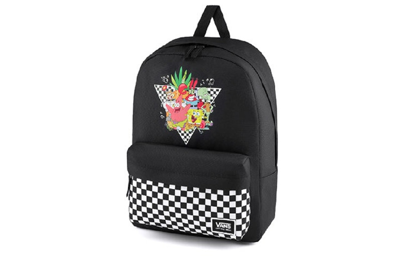 Vans Vans x SpongeBob Realm Backpack 'Black' VN0A5I3HYZS outlook