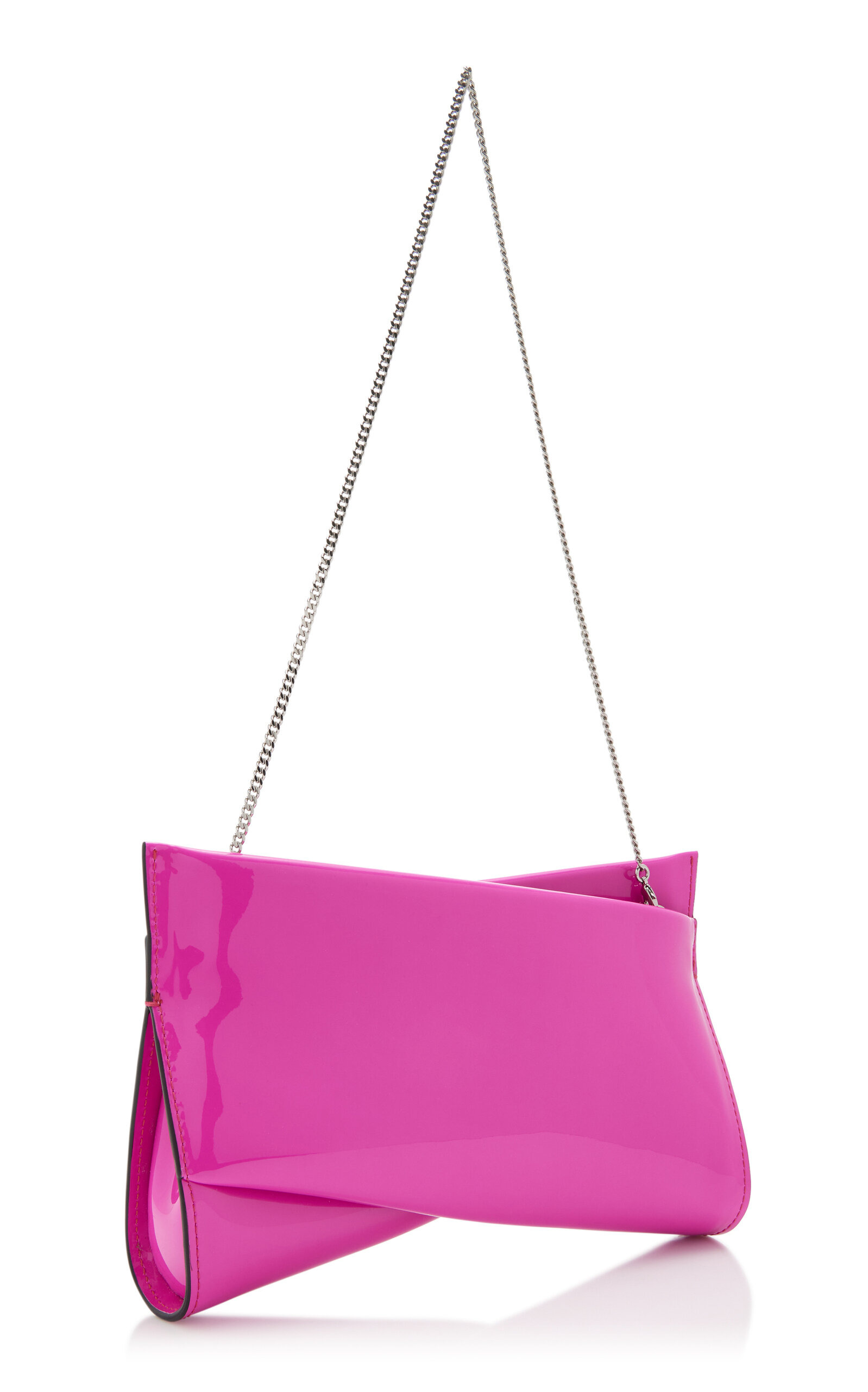 Loubitwist Patent Leather Clutch pink - 4