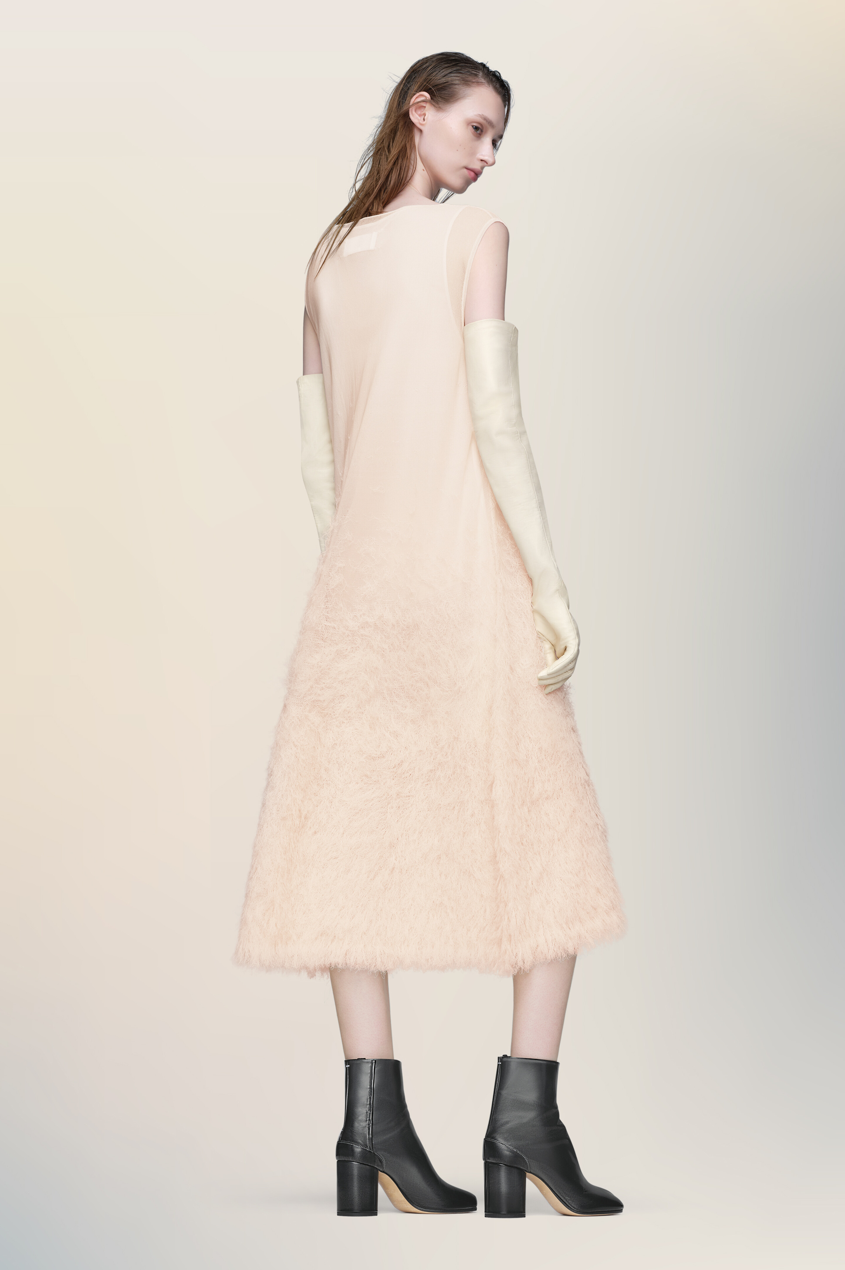 Retrograde silk knit dress - 5
