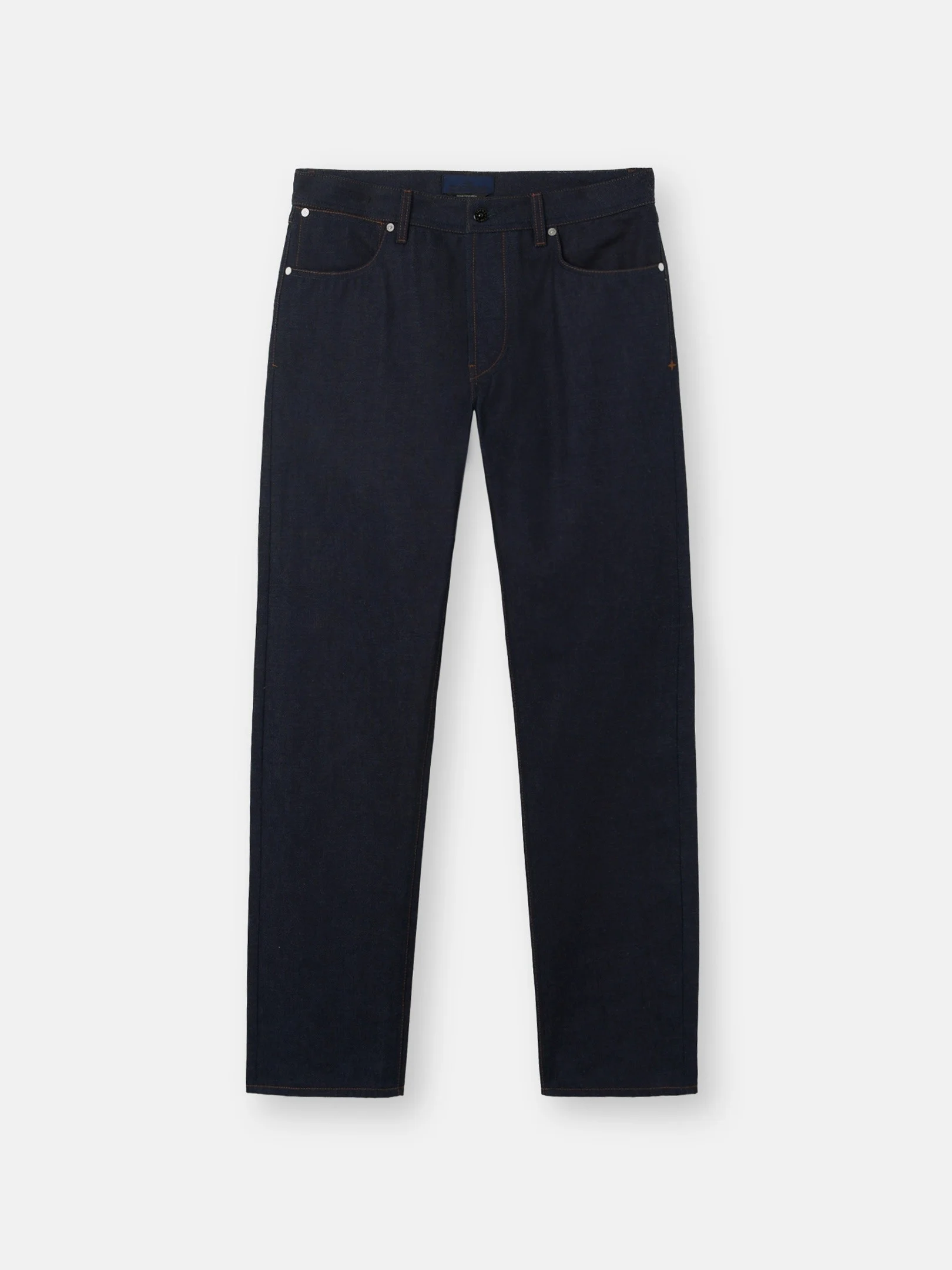 J100008 SELVEDGE INDIGO DENIM-RAW - 1