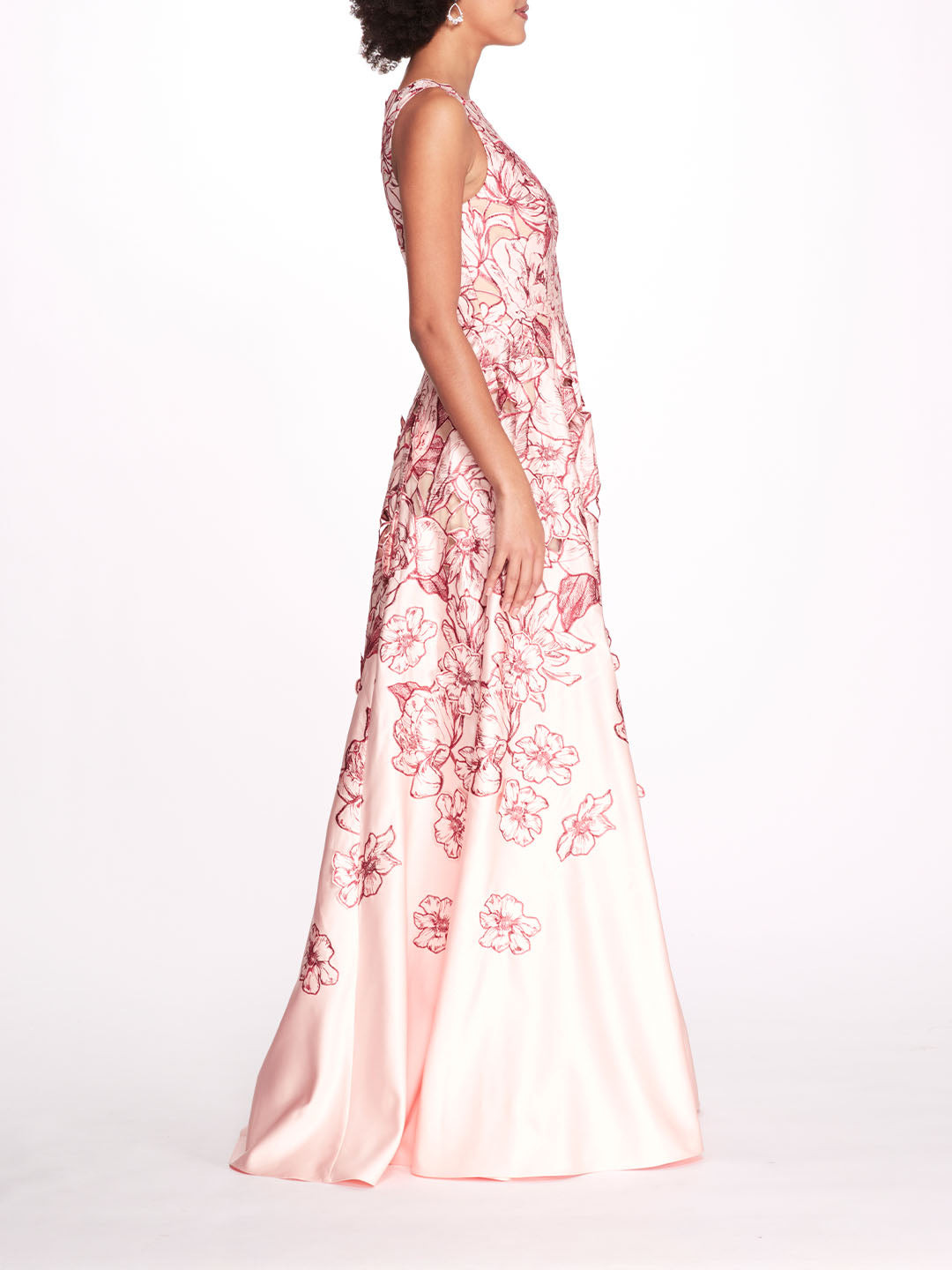 SATIN ONE SHOULDER GOWN - 3