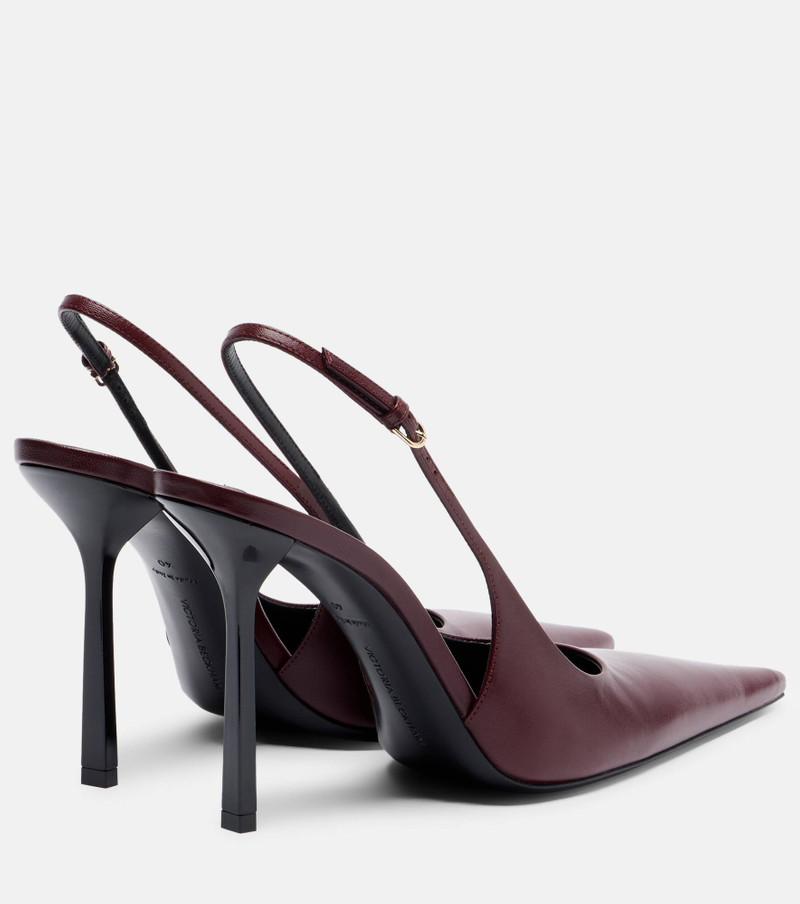 Victoria Beckham Victoria leather slingback pumps outlook