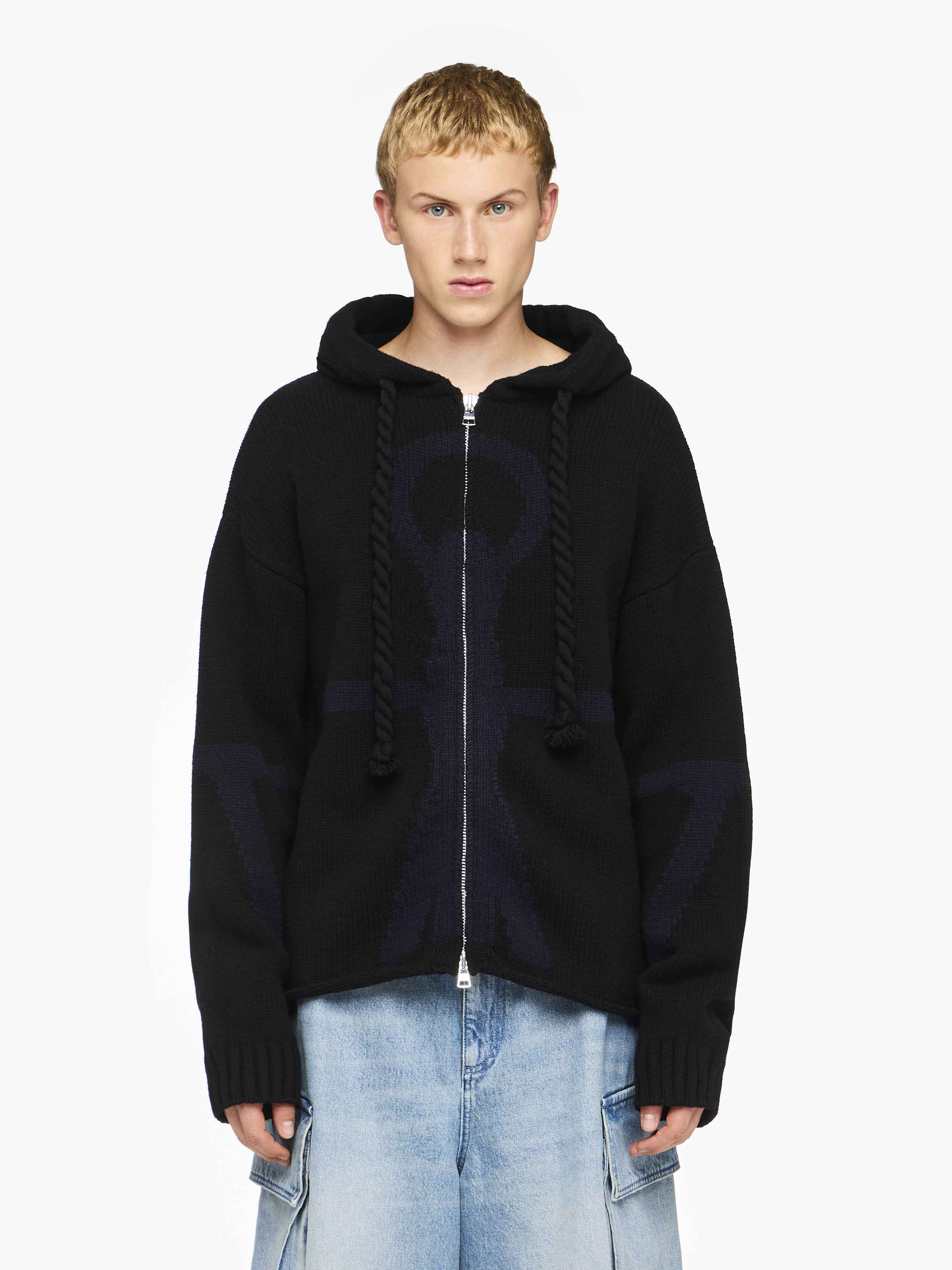 ANCHOR LOGO HOODIE WITH ZIP - 2