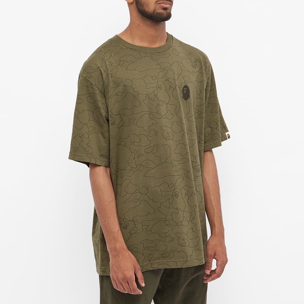 A Bathing Ape Line 1st Camo Washed Relaxed Fit Tee - 5