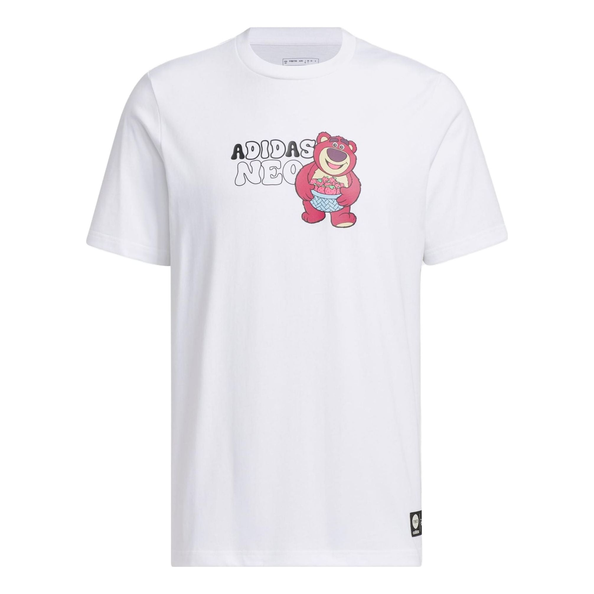 adidas Neo x Lotso T-Shirt 'White Red' IP4027 - 1