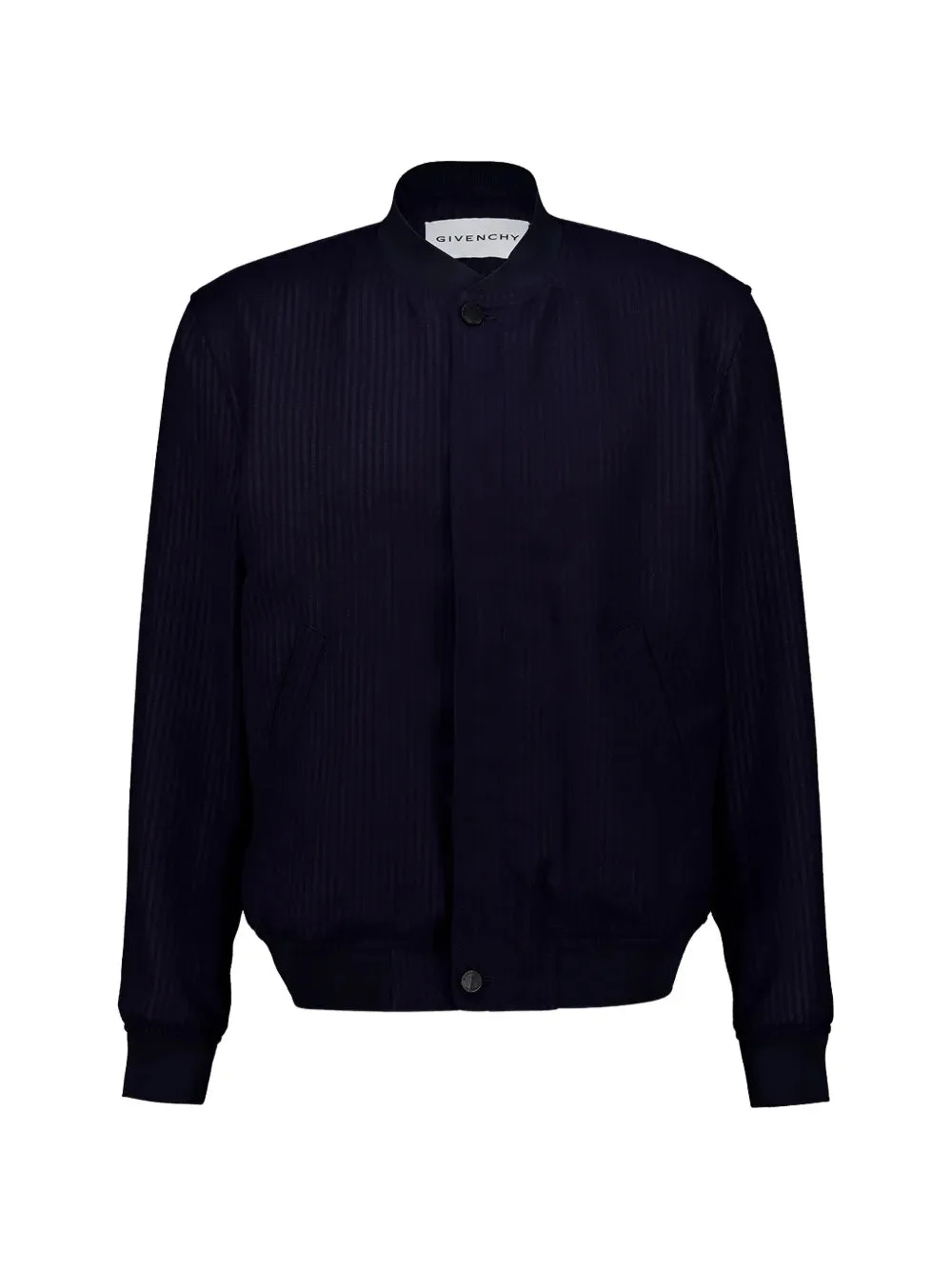PINSTRIPED BOMBER JACKET - 1