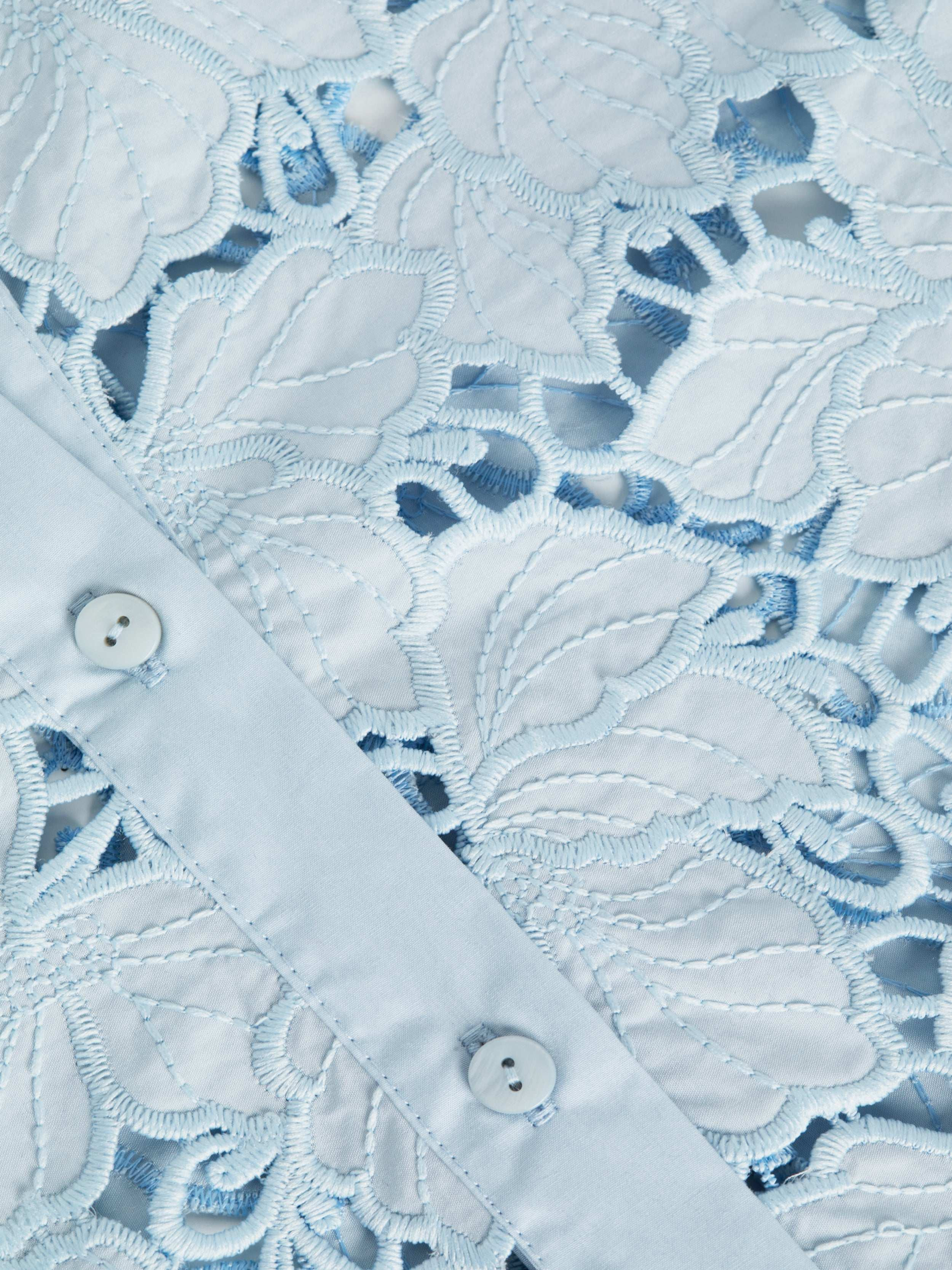 Seychelle Cropped Lace Blouse - 3