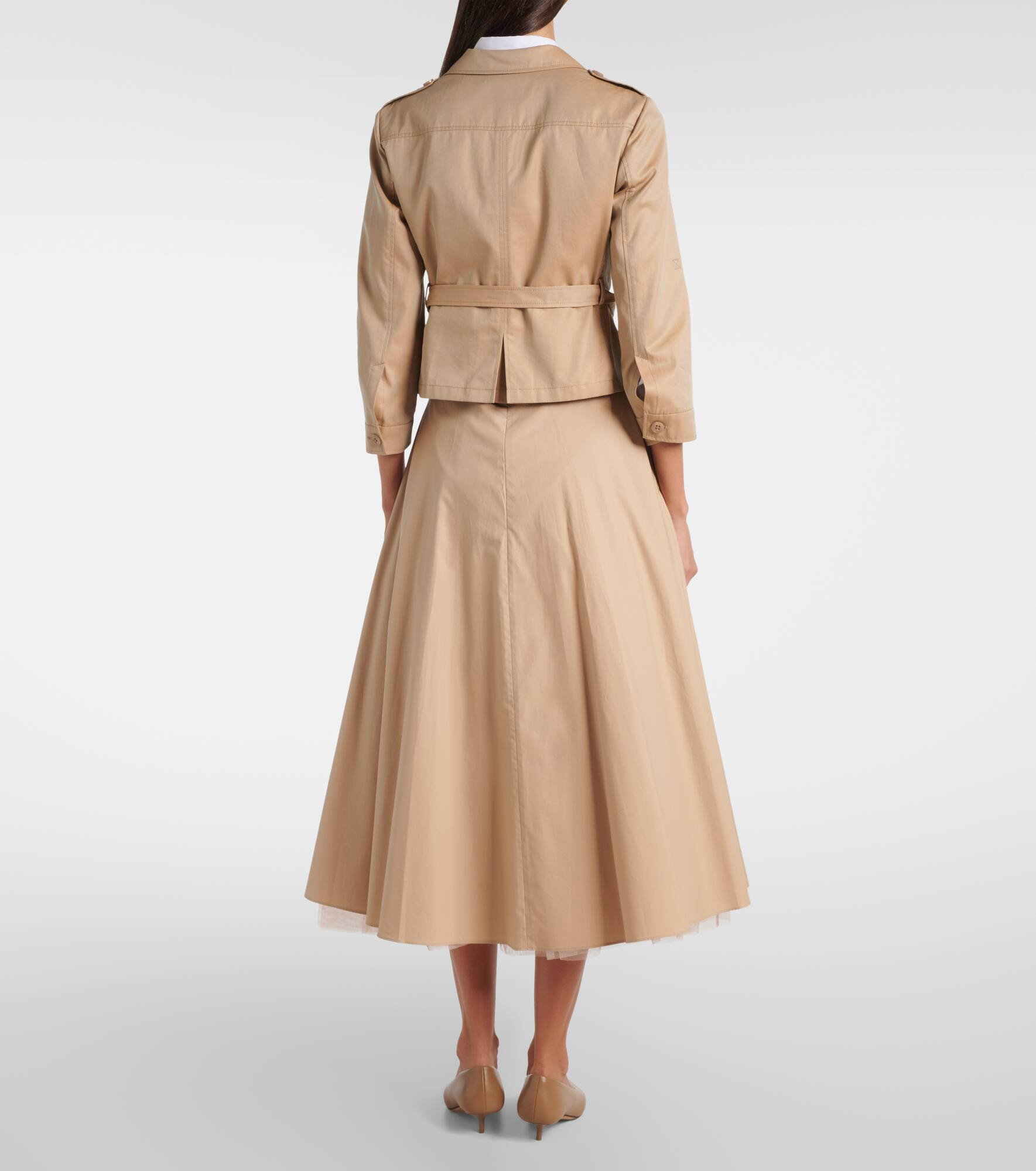 Luxury Layer cotton trench coat - 3