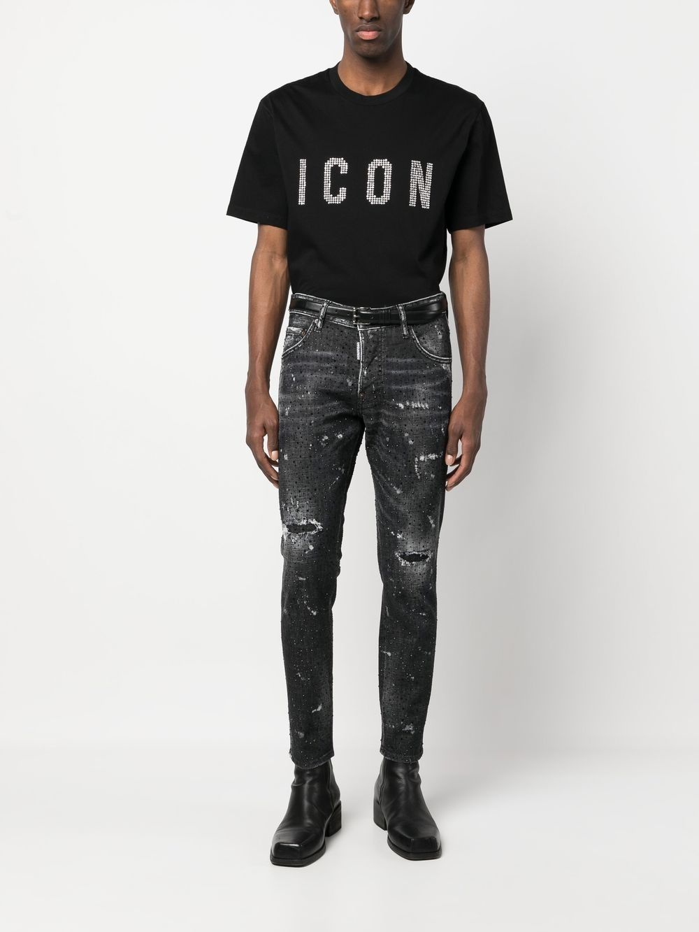 Icon studded T-shirt - 2