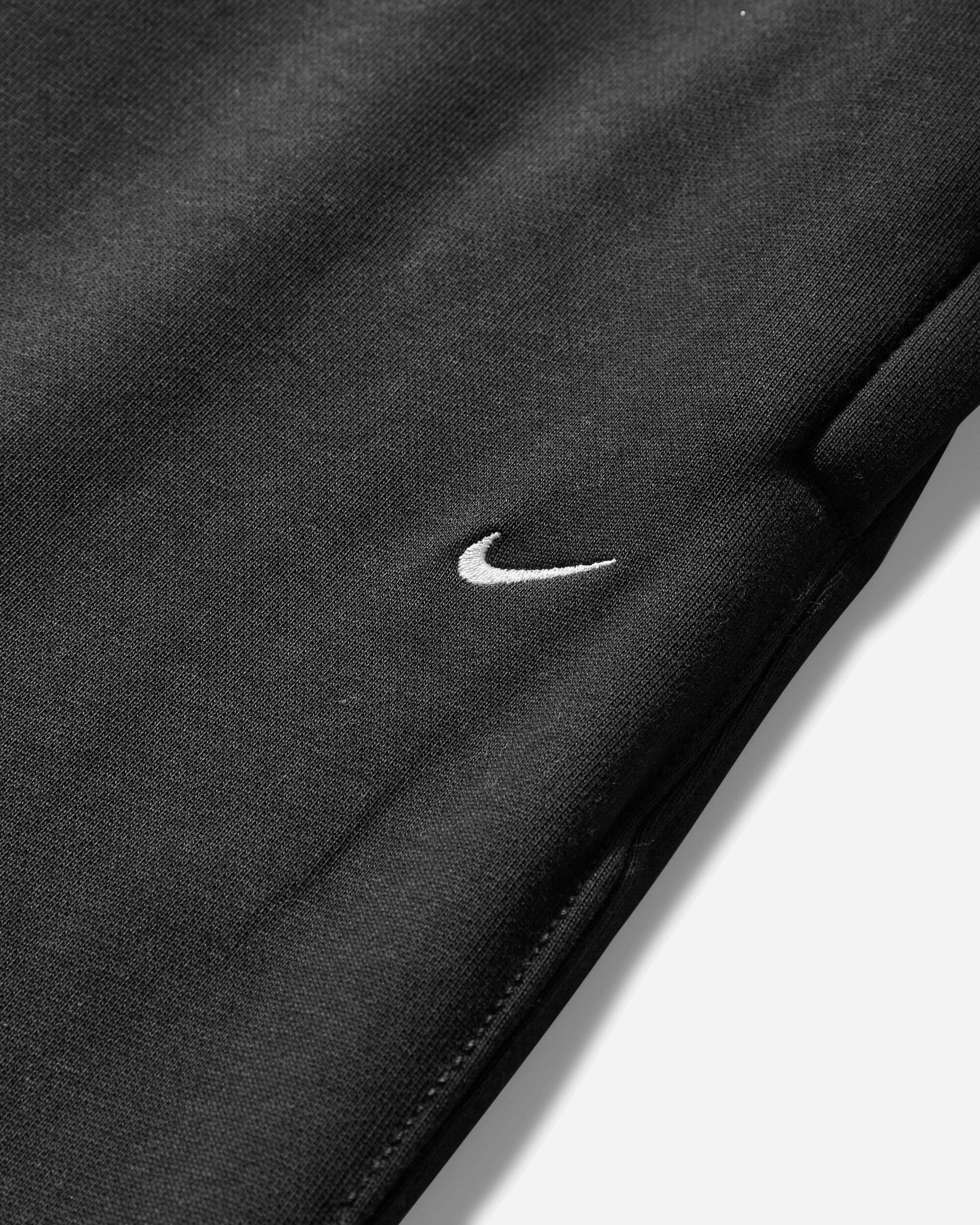Men's Solo Swoosh Cuffed Fleece Pants Black - 3