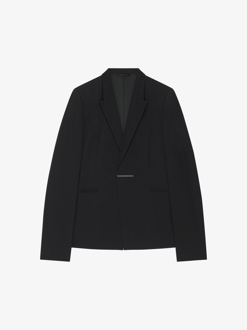 SLIM FIT JACKET IN WOOL - 1