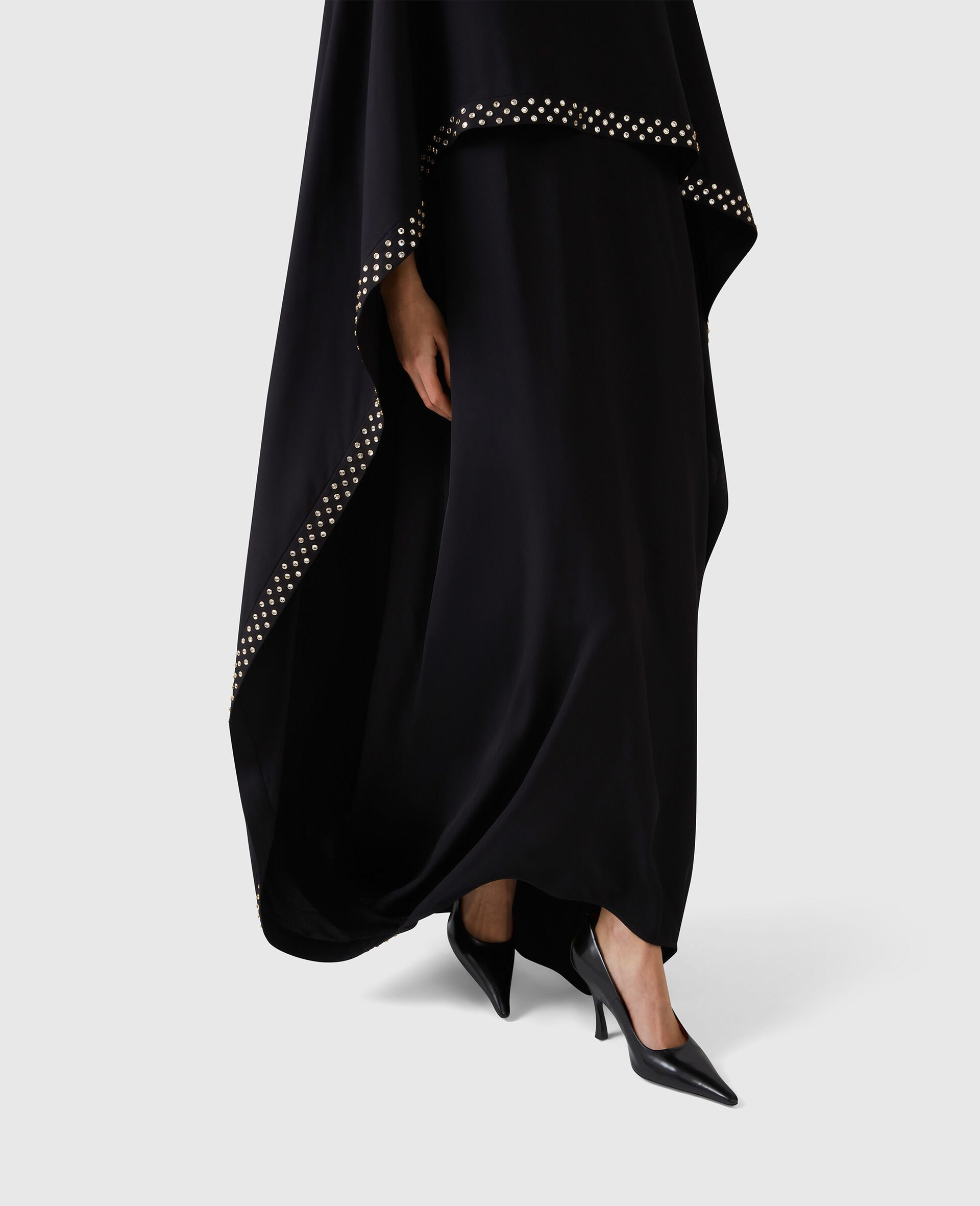 Lead-Free Crystal Cape Gown - 7