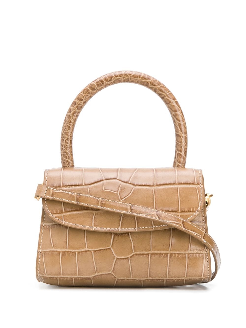 Croco Embossed mini tote bag - 1