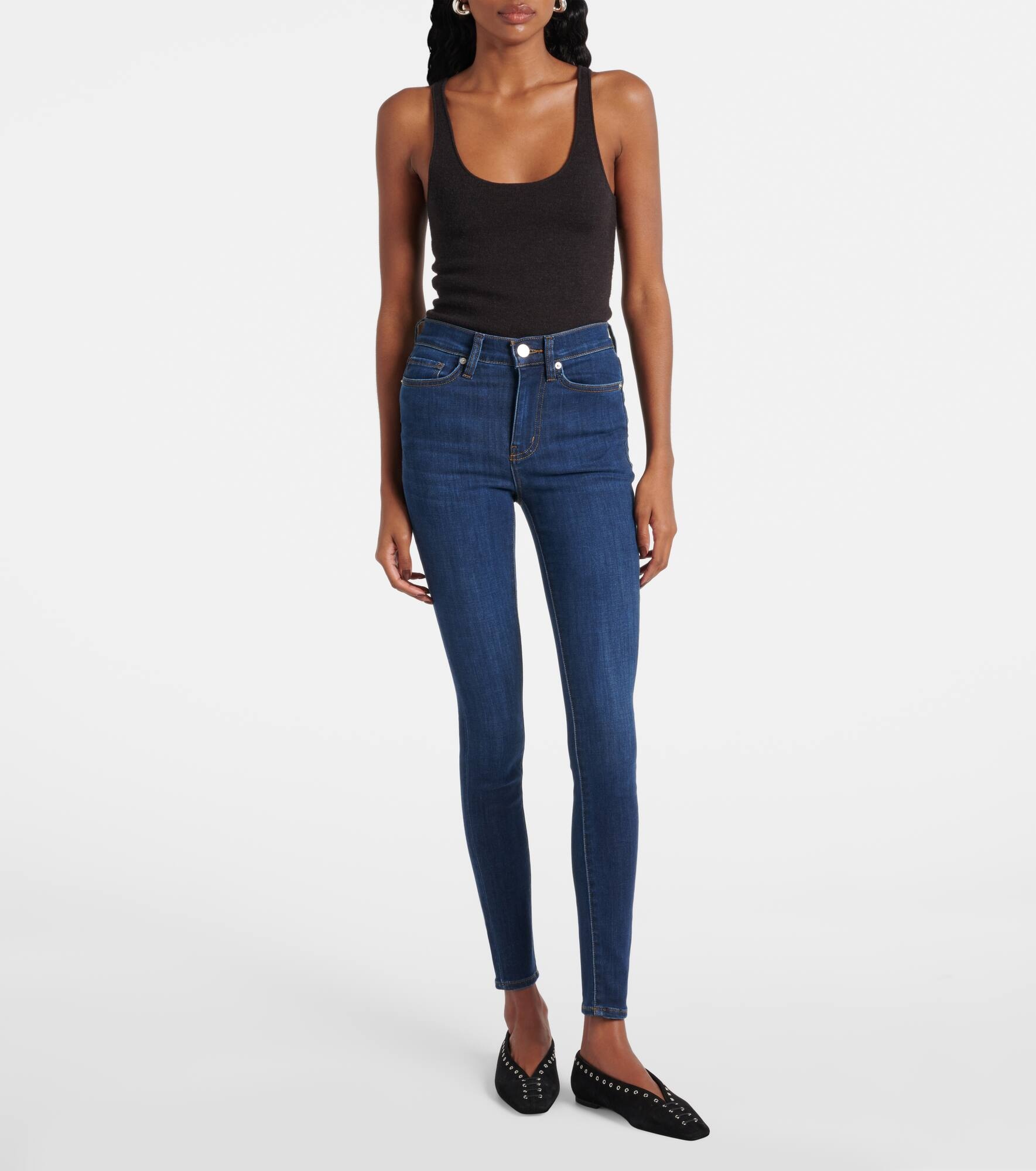 Le high-rise skinny jeans - 7