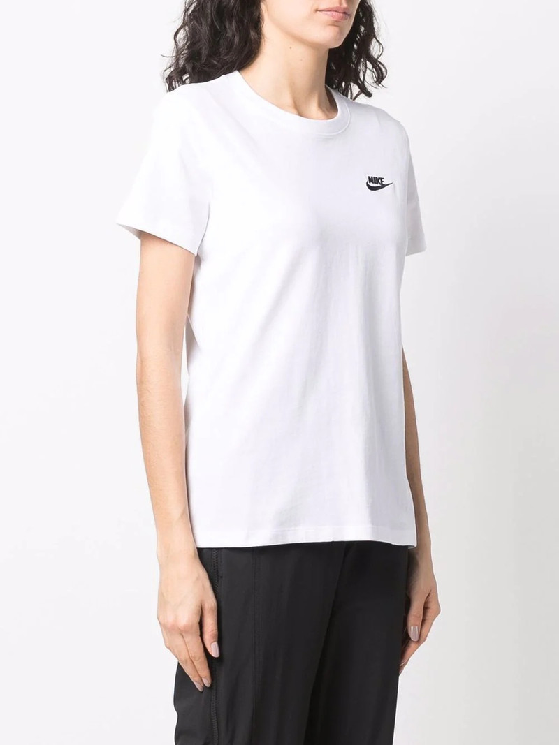 Swoosh-motif cotton T-Shirt 3