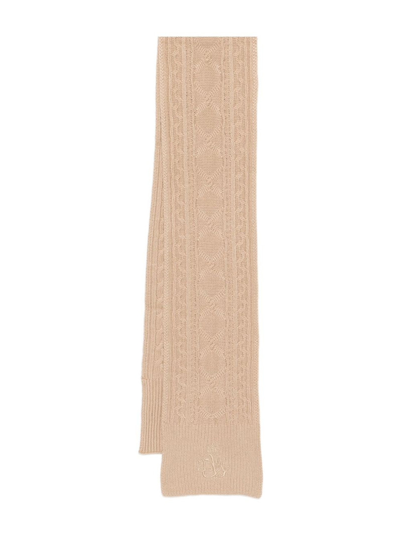 cable-knit scarf 1