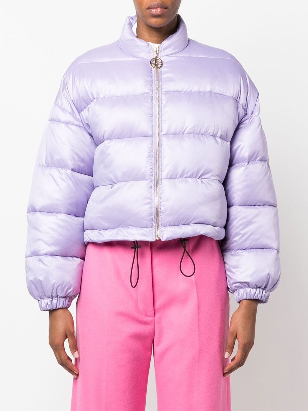 cropped puffer jacket - 3