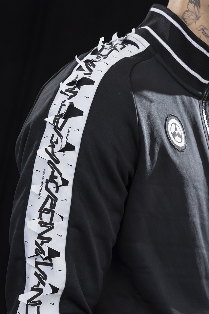 GGG-J1-010 Nike® Acronym® Track Jacket Knit BLACK/WHITE ] with GGG-P1-010 - 14