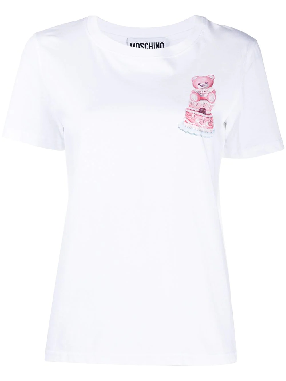 teddy print T-shirt - 1