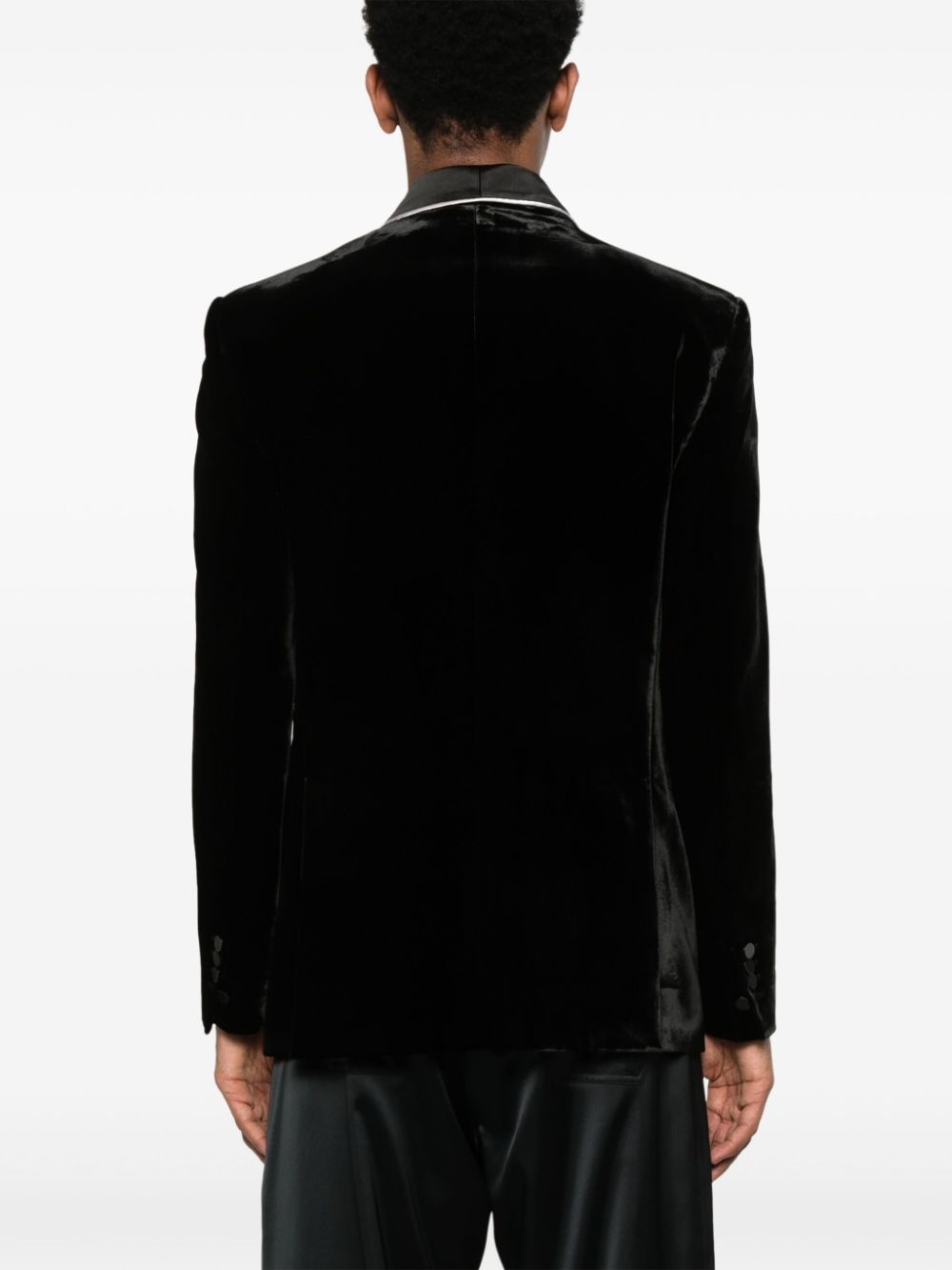 shawl-lapels blazer - 4