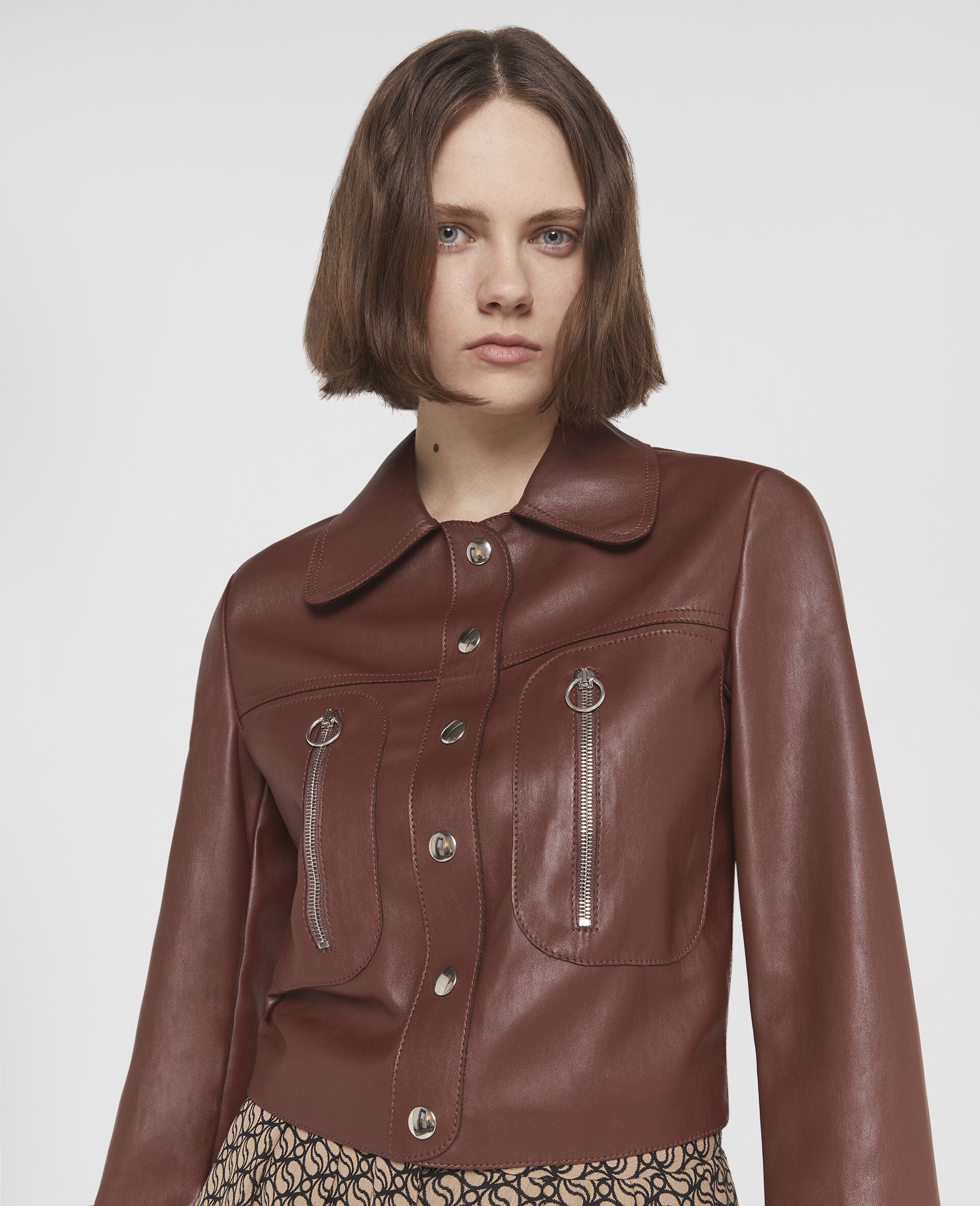 Zip Front Alter Mat Shirt Jacket - 4